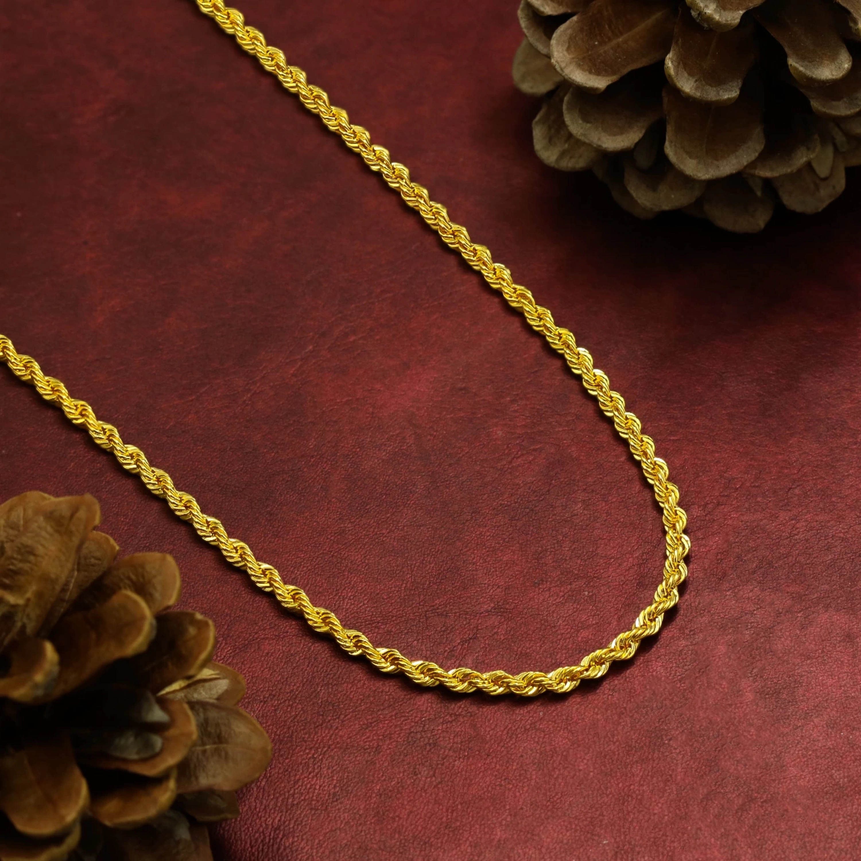 14 Ayar Burgu Zincir - 65 Cm.