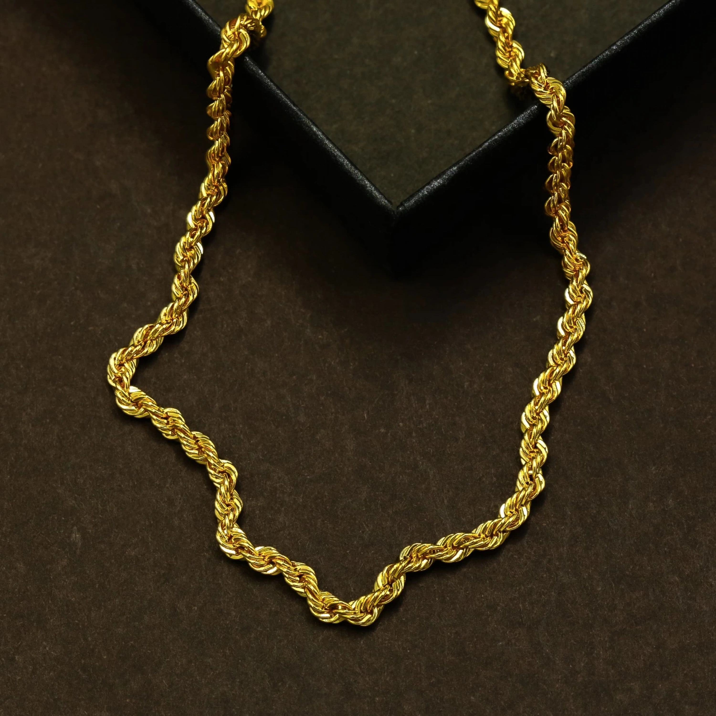 14 Ayar Burgu Zincir - 65 Cm.