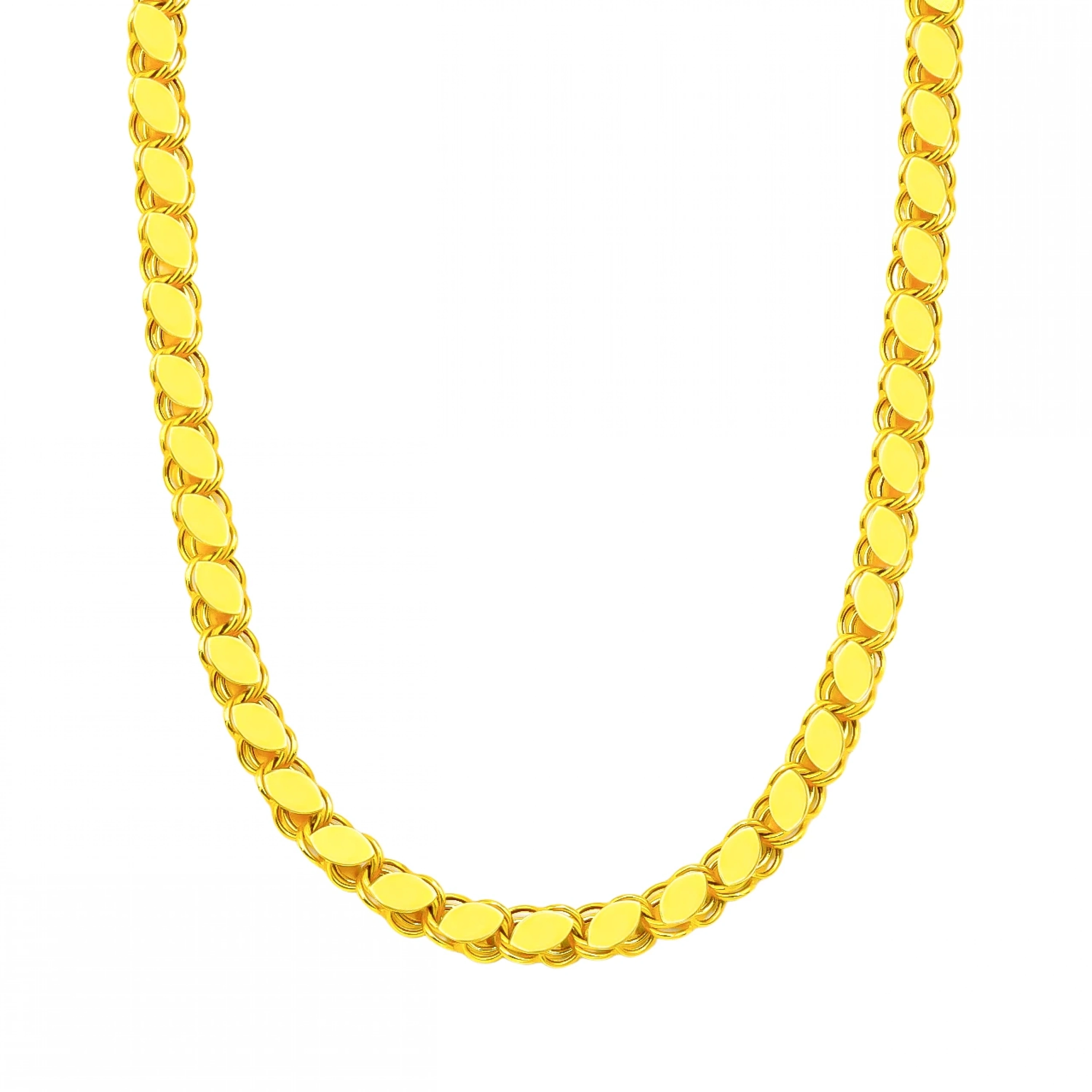 14 Ayar Pullu Zincir - 70Cm.