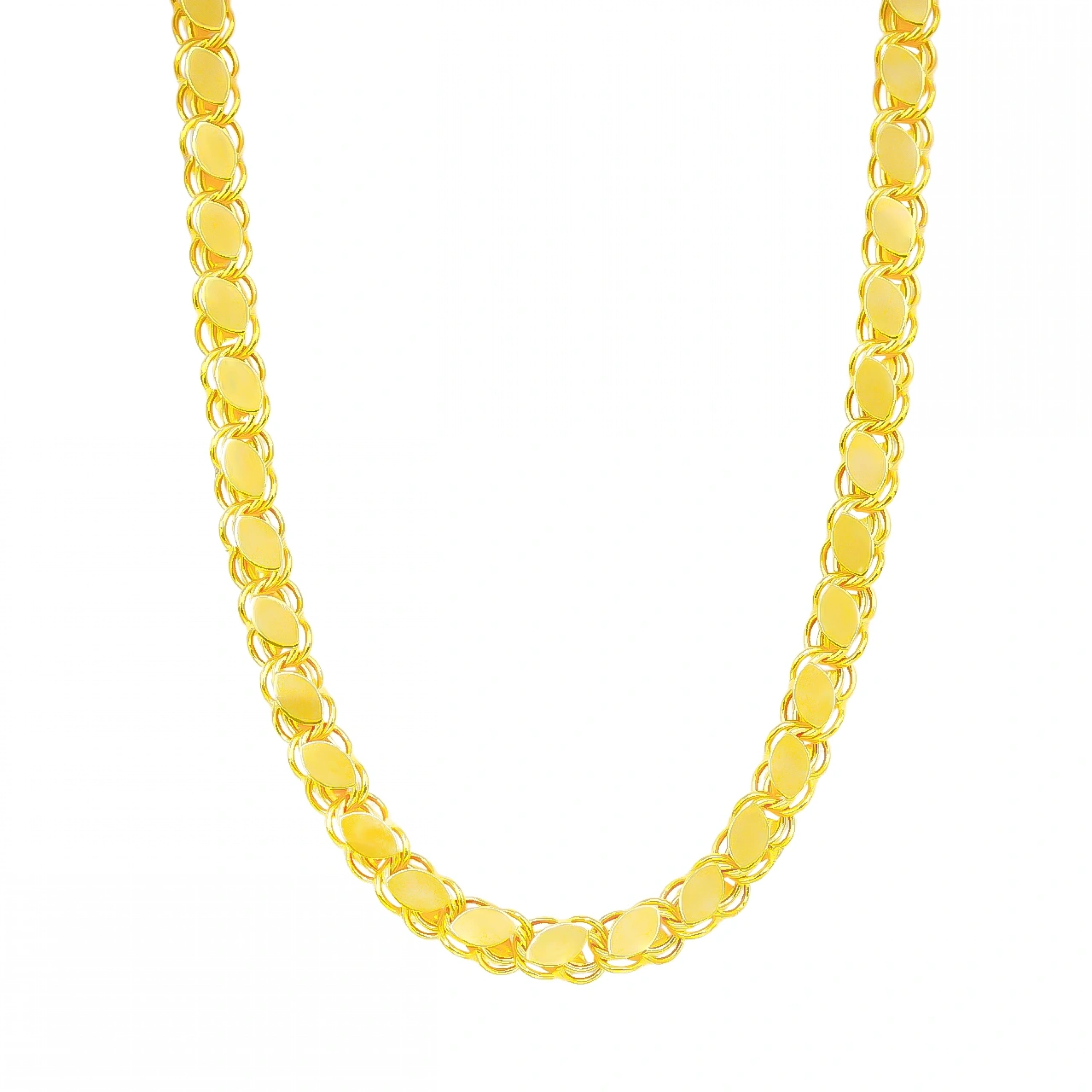 14 Ayar Pullu Zincir - 65Cm.