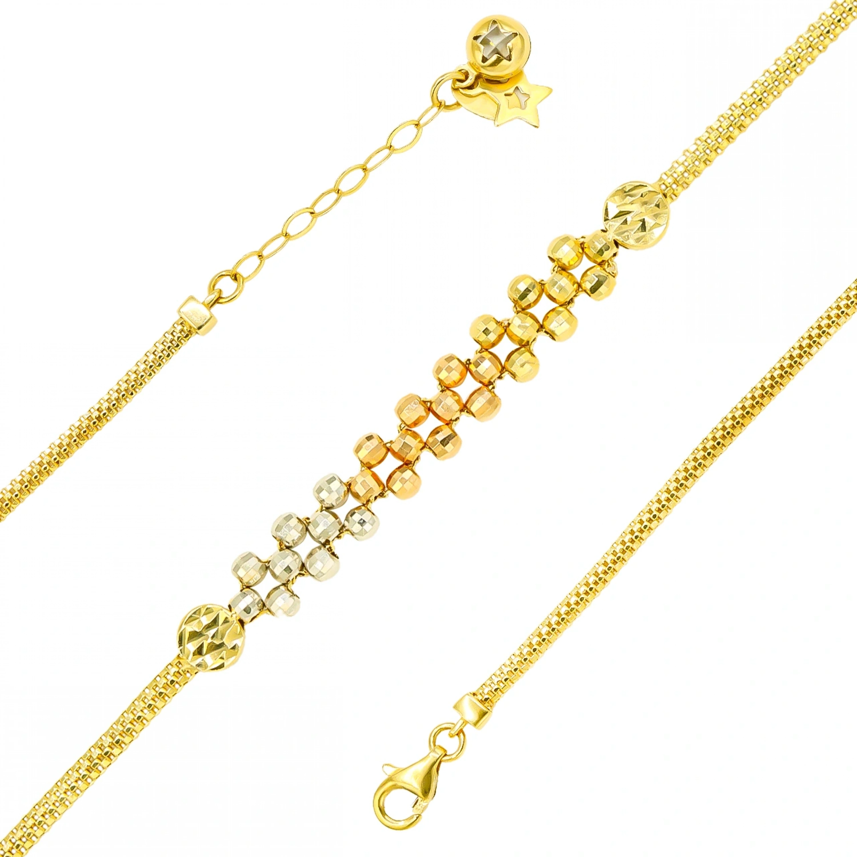 Hasır Dorika 14 Ayar Bileklik