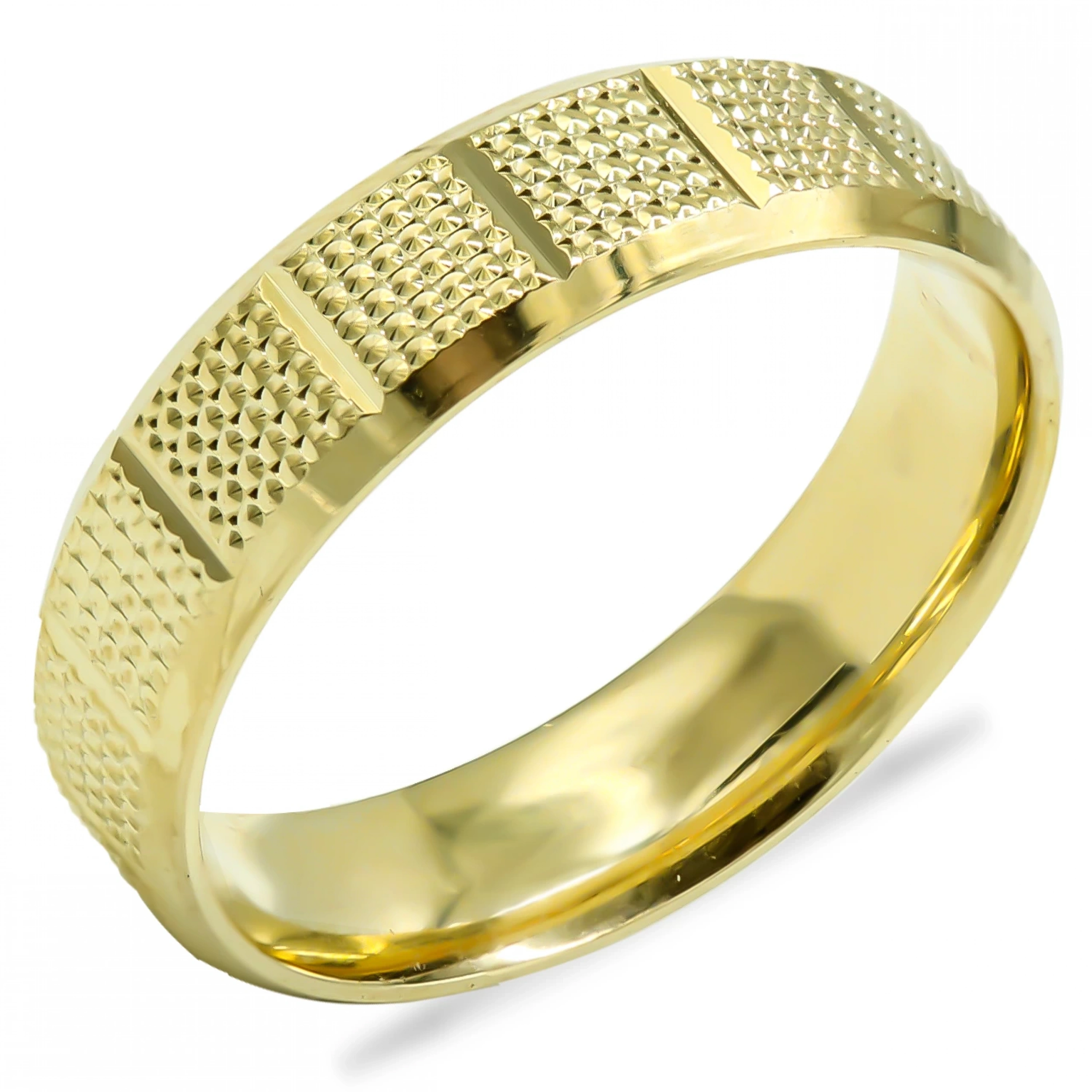 Kare Kesim 14 Ayar Altın Alyans Yüzük