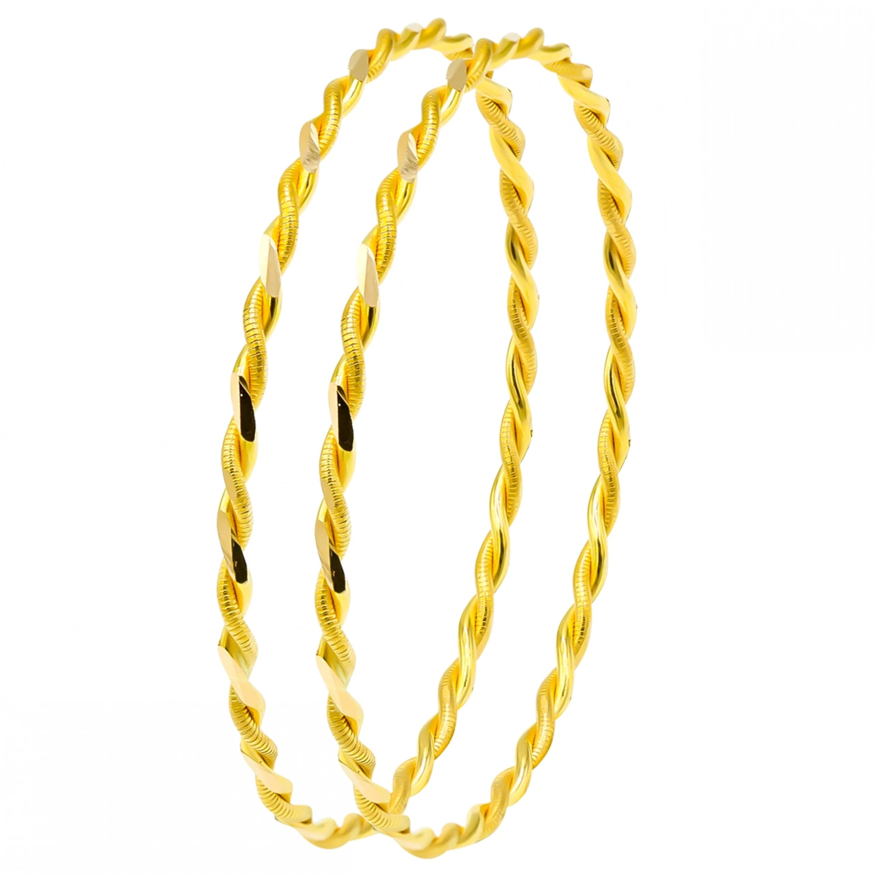 22 Ayar 2li Burma Bilezik (2*15) 30gr.