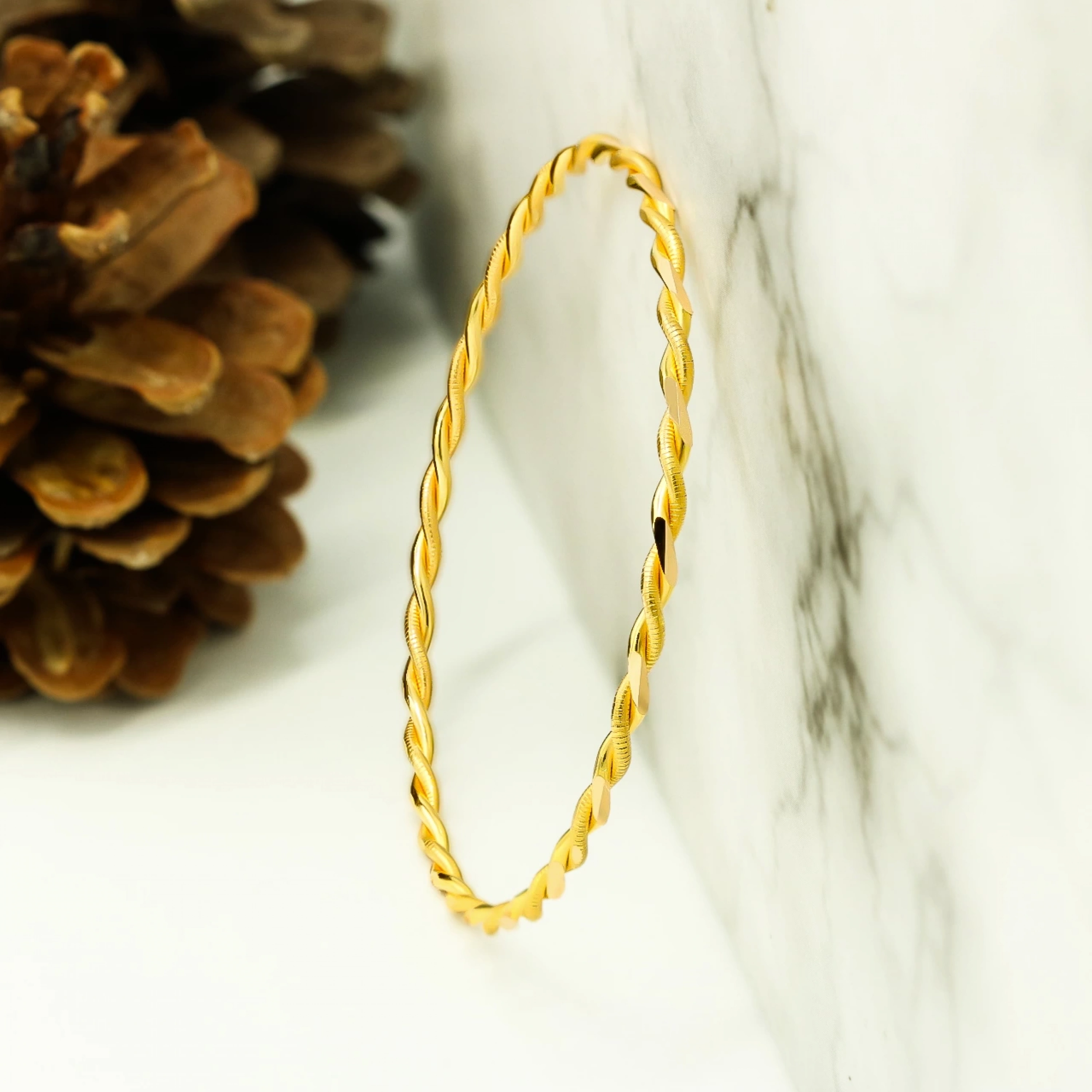 22 Ayar 2li Burma Bilezik (10 Gram)