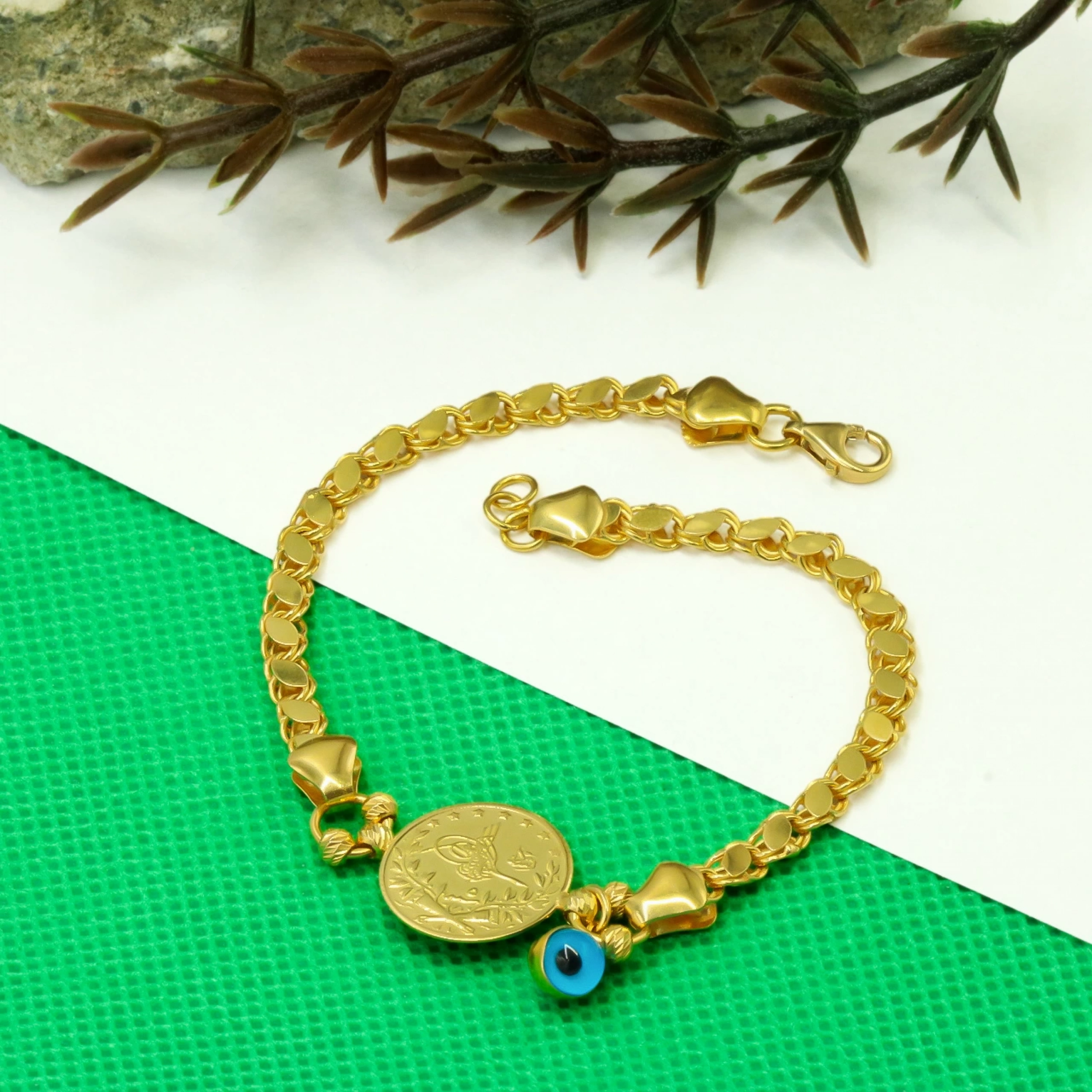 22 Ayar Altın Reşatlı Bileklik