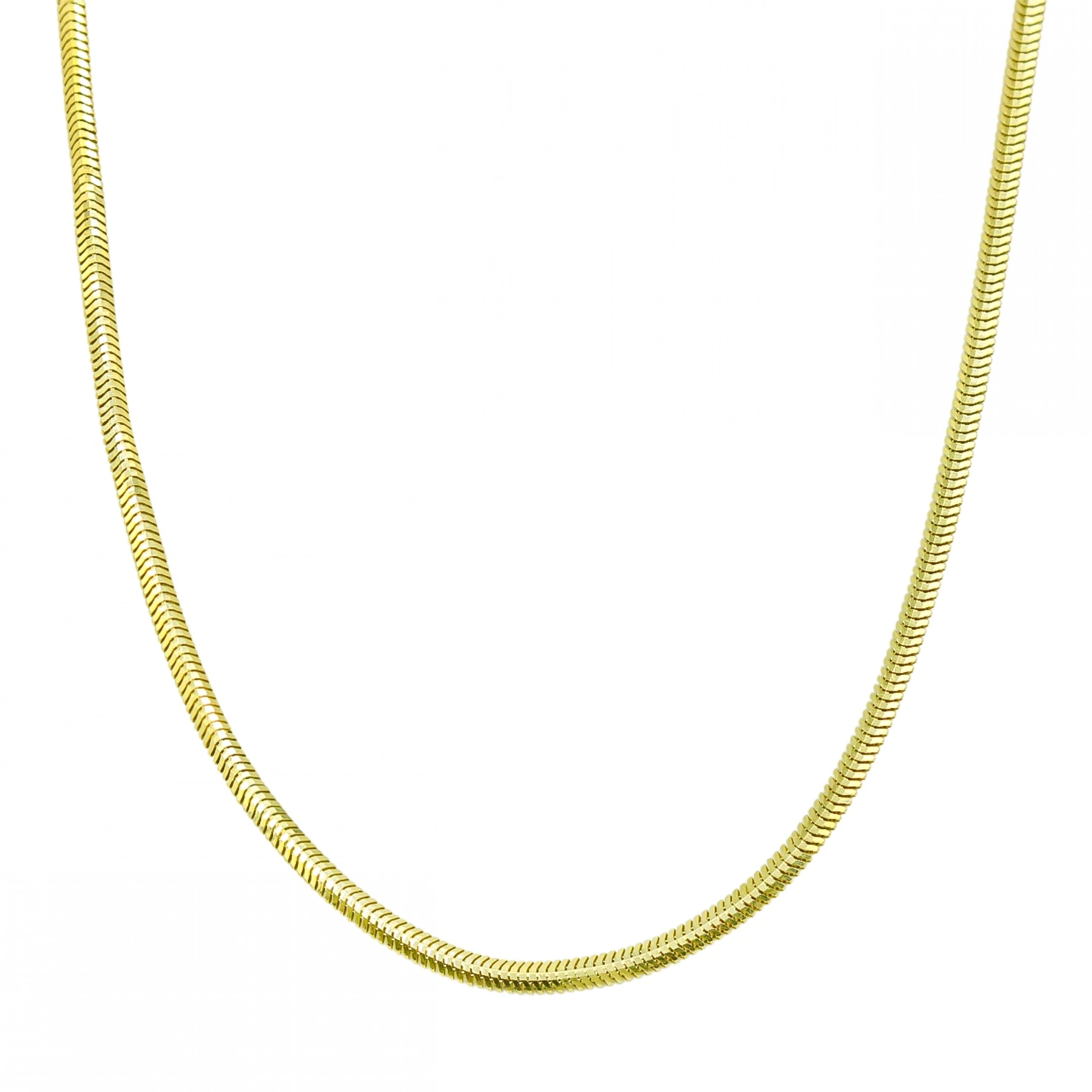 14 Ayar Balık Sırtı Zincir - 45 CM