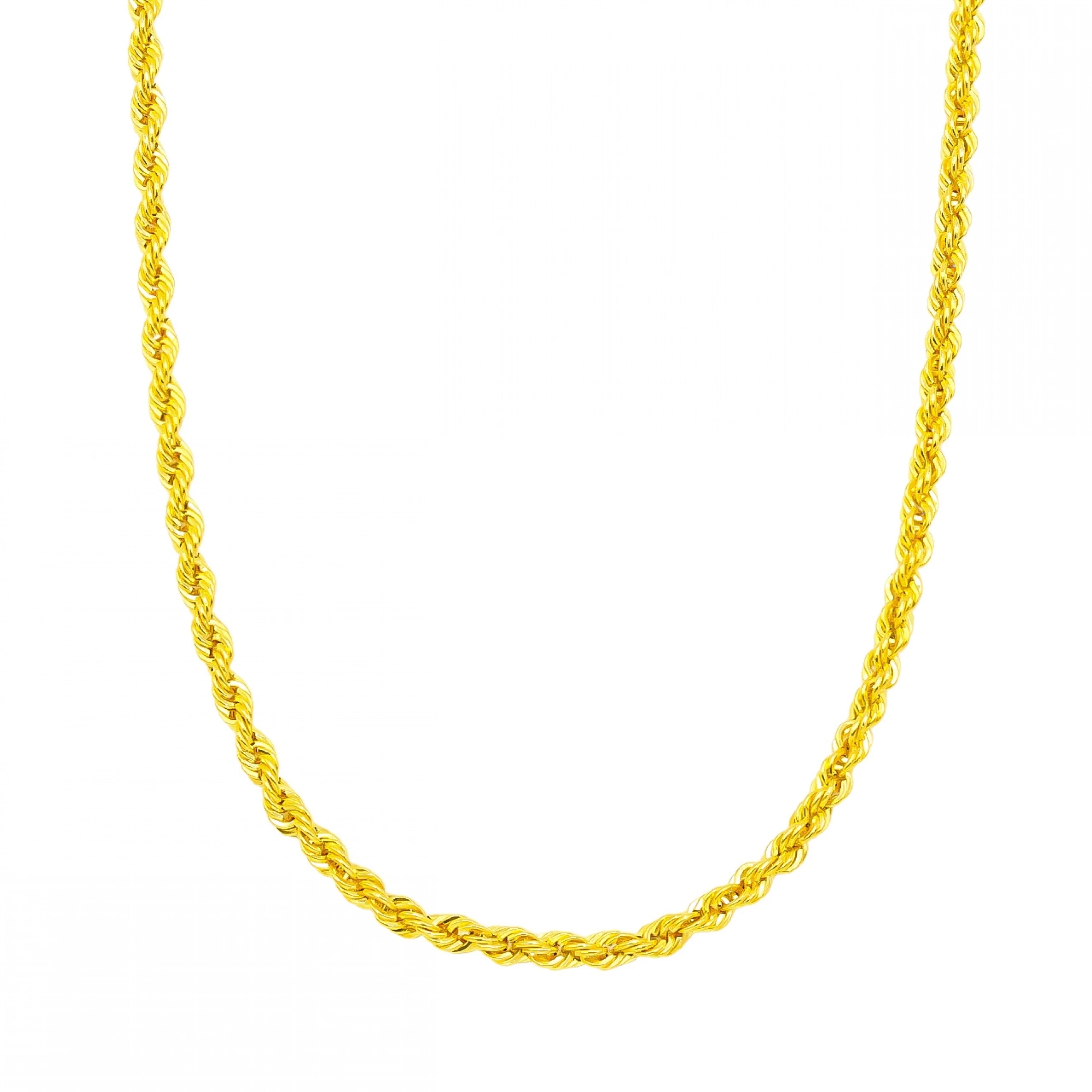 22 Ayar Burgu Zincir - 60 Cm.