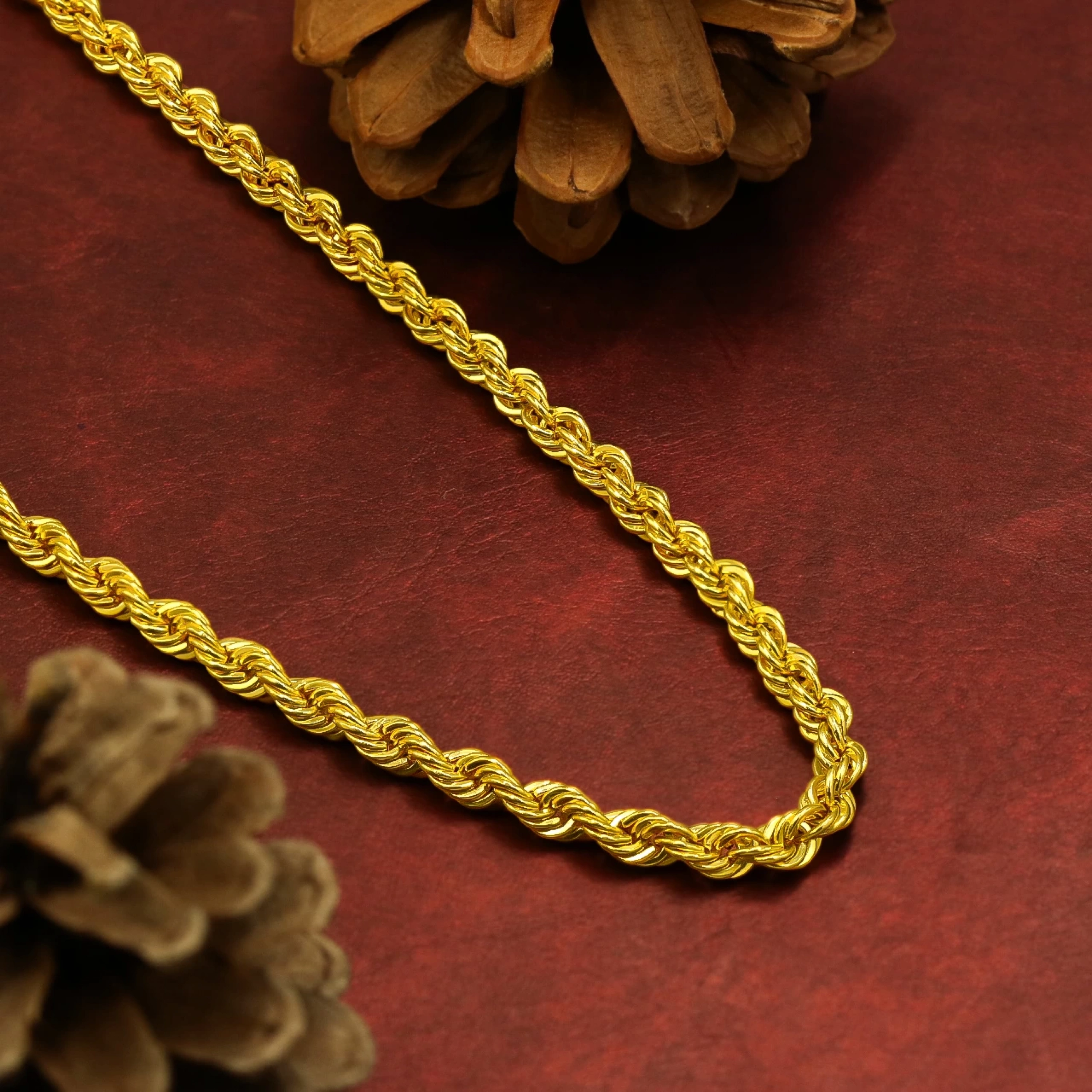 14 Ayar Burgu Zincir - 60 Cm.