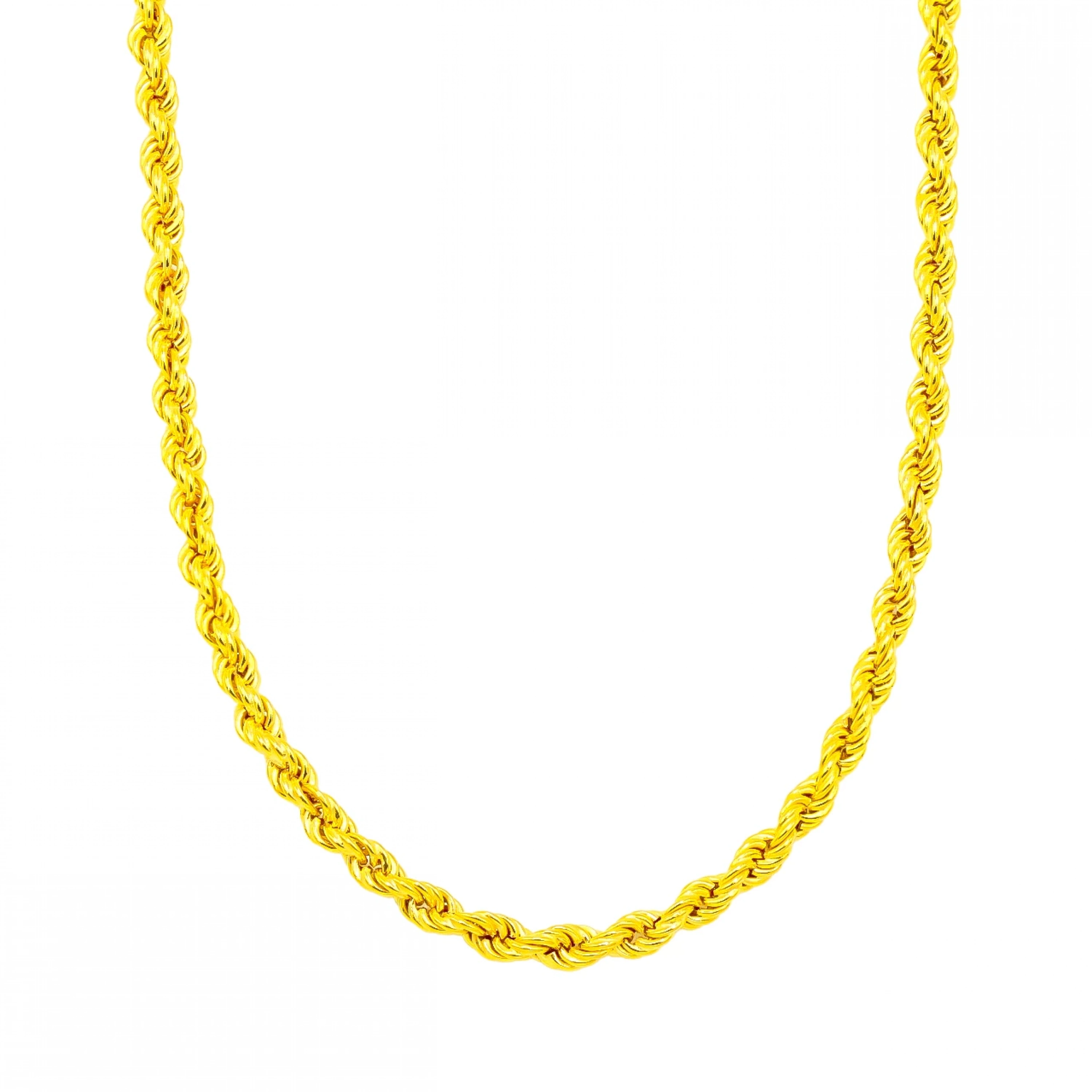 22 Ayar Burgu Zincir - 65 Cm.