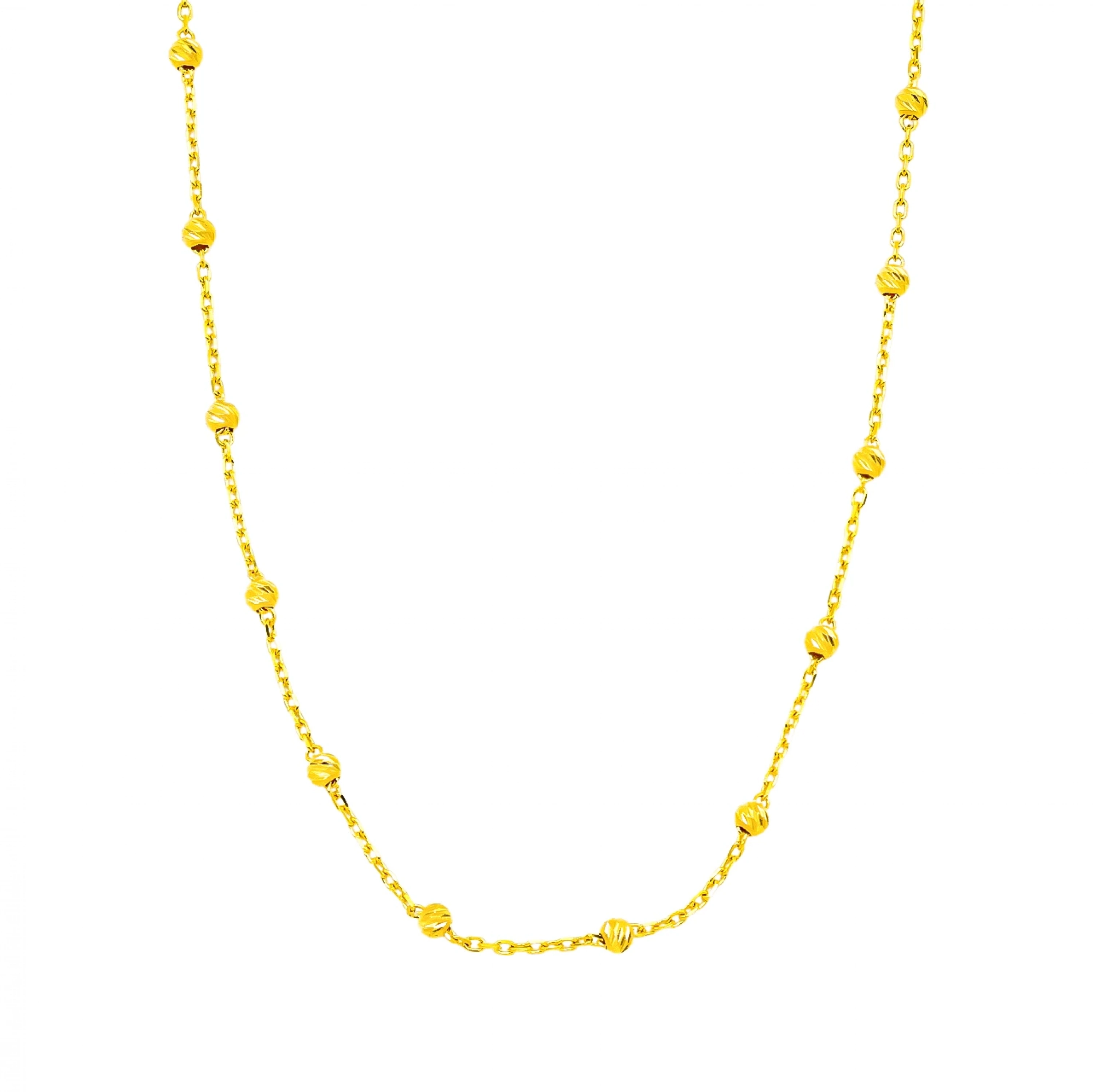 22 Ayar Dorika Zincir - 55 Cm.