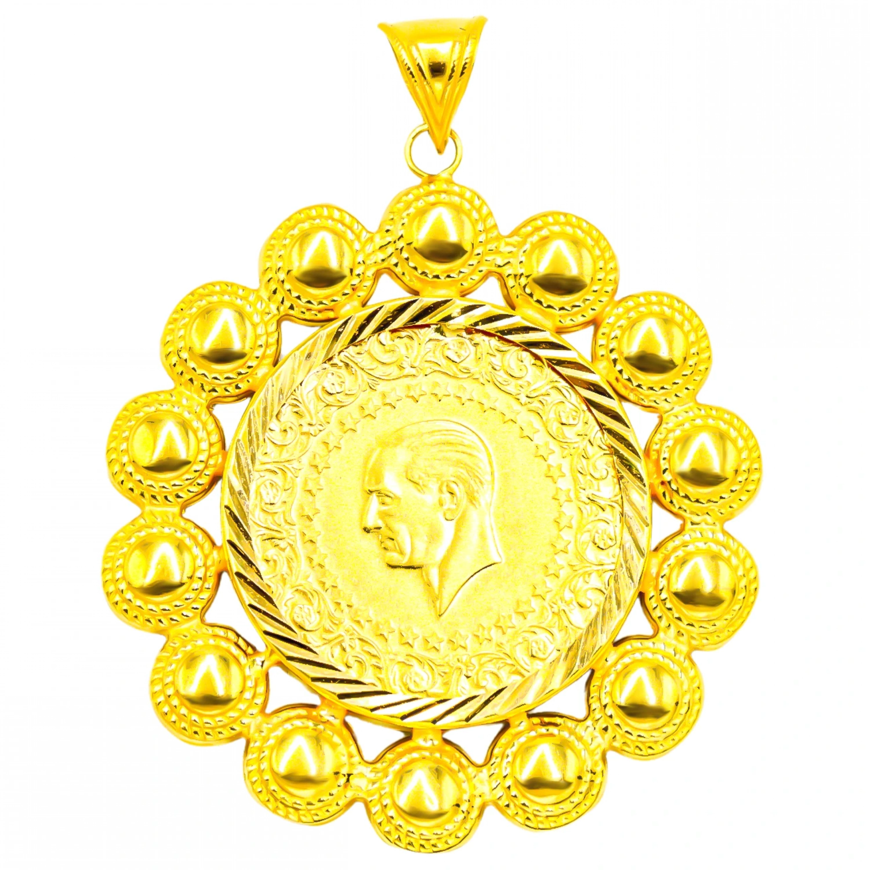 22 Ayar Tam Altın Çerçeve