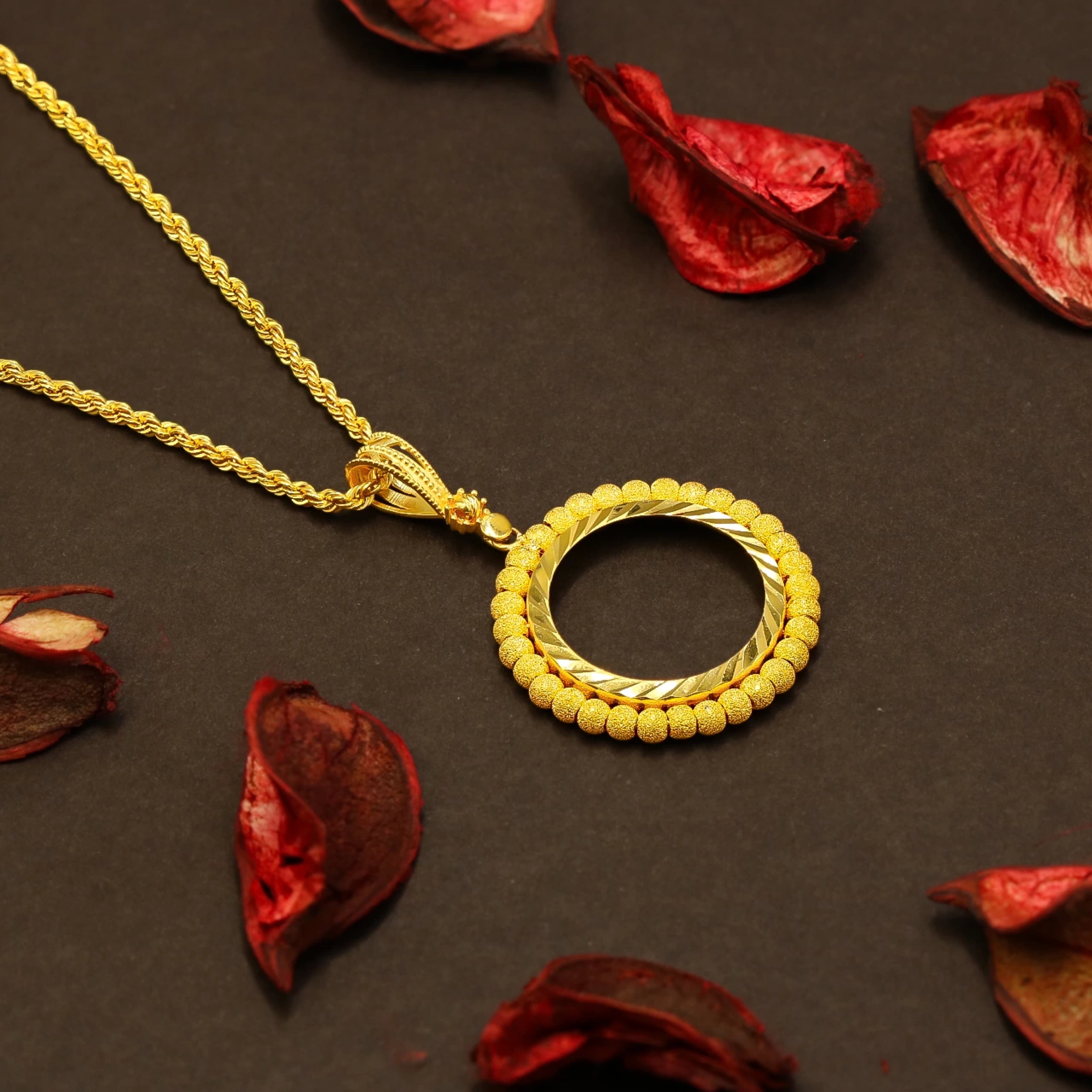 22 Ayar Yarım Altın Çerçeve