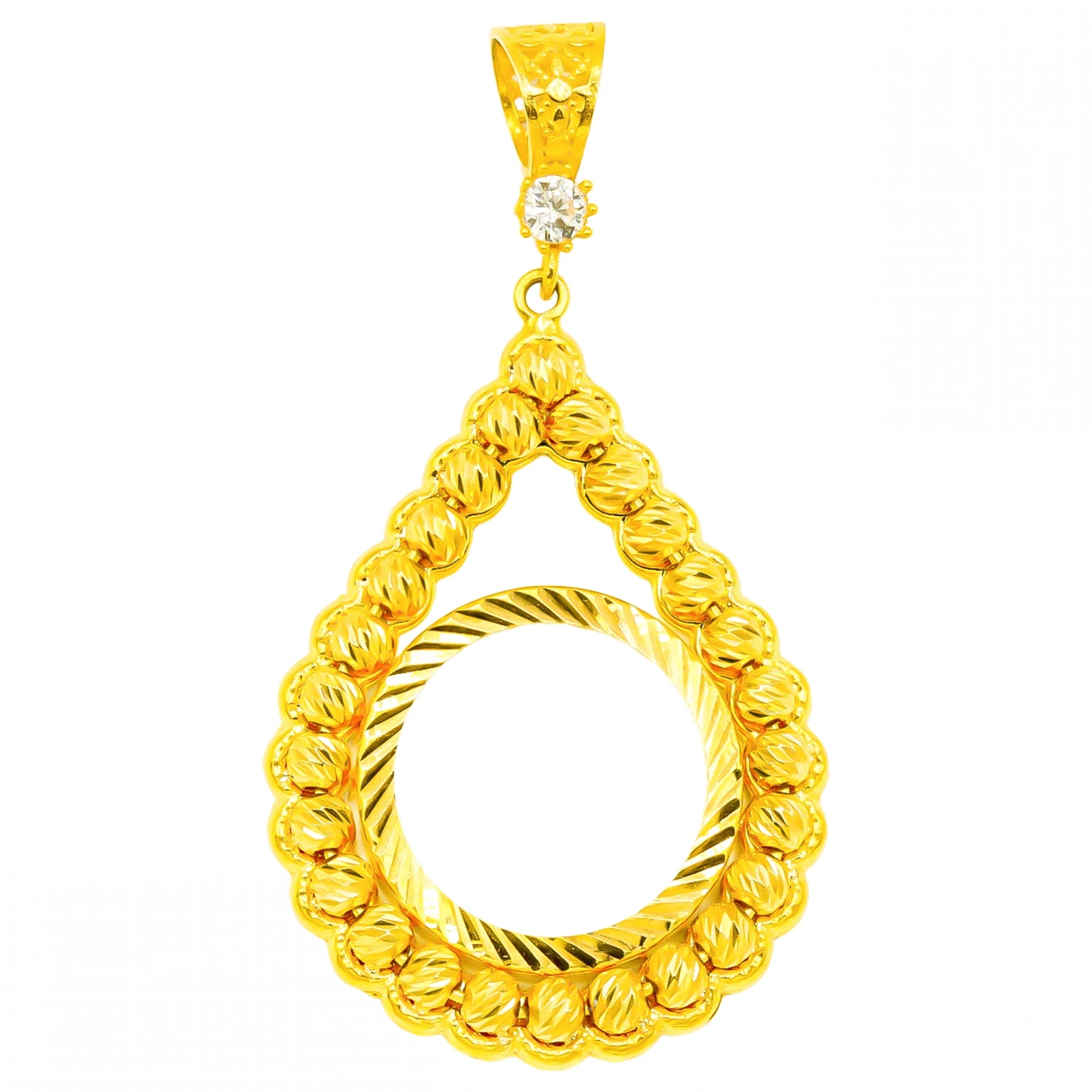 Dorika 22 Ayar Çeyrek Altın Çerçeve