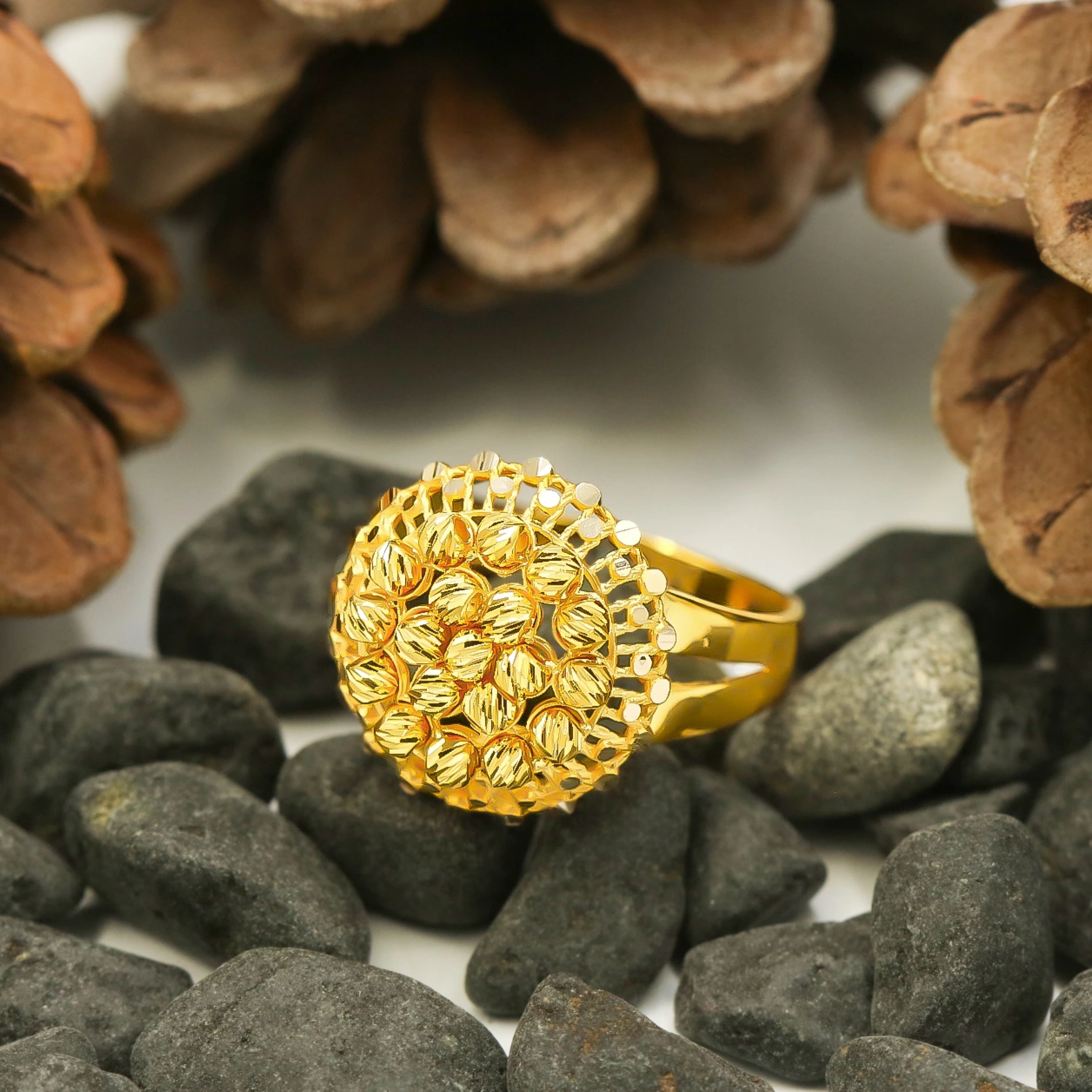 Özel Tasarım Dorika 14 Ayar Altın Yüzük