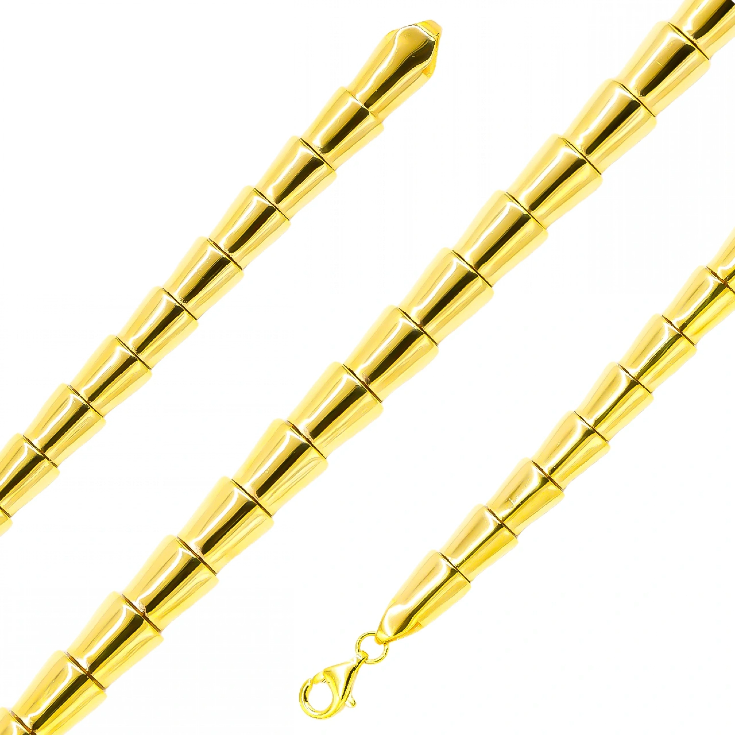 Silindir Kesim 14 Ayar Altın Bileklik