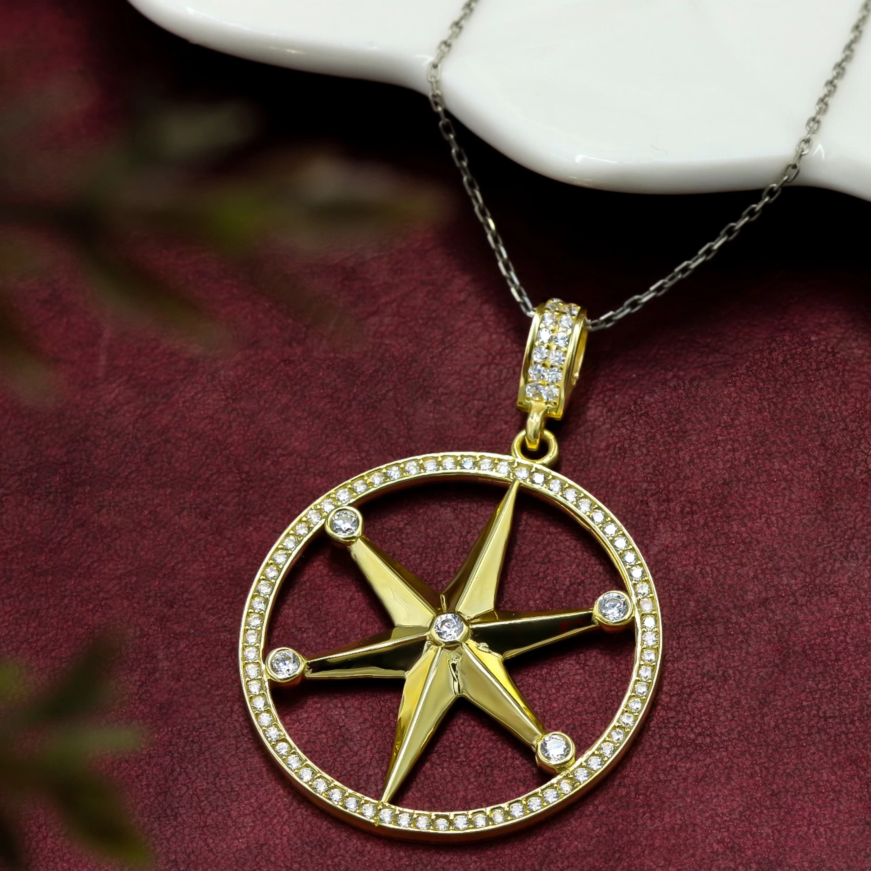 6lı Kutup 14 Ayar Altın Kolye Ucu