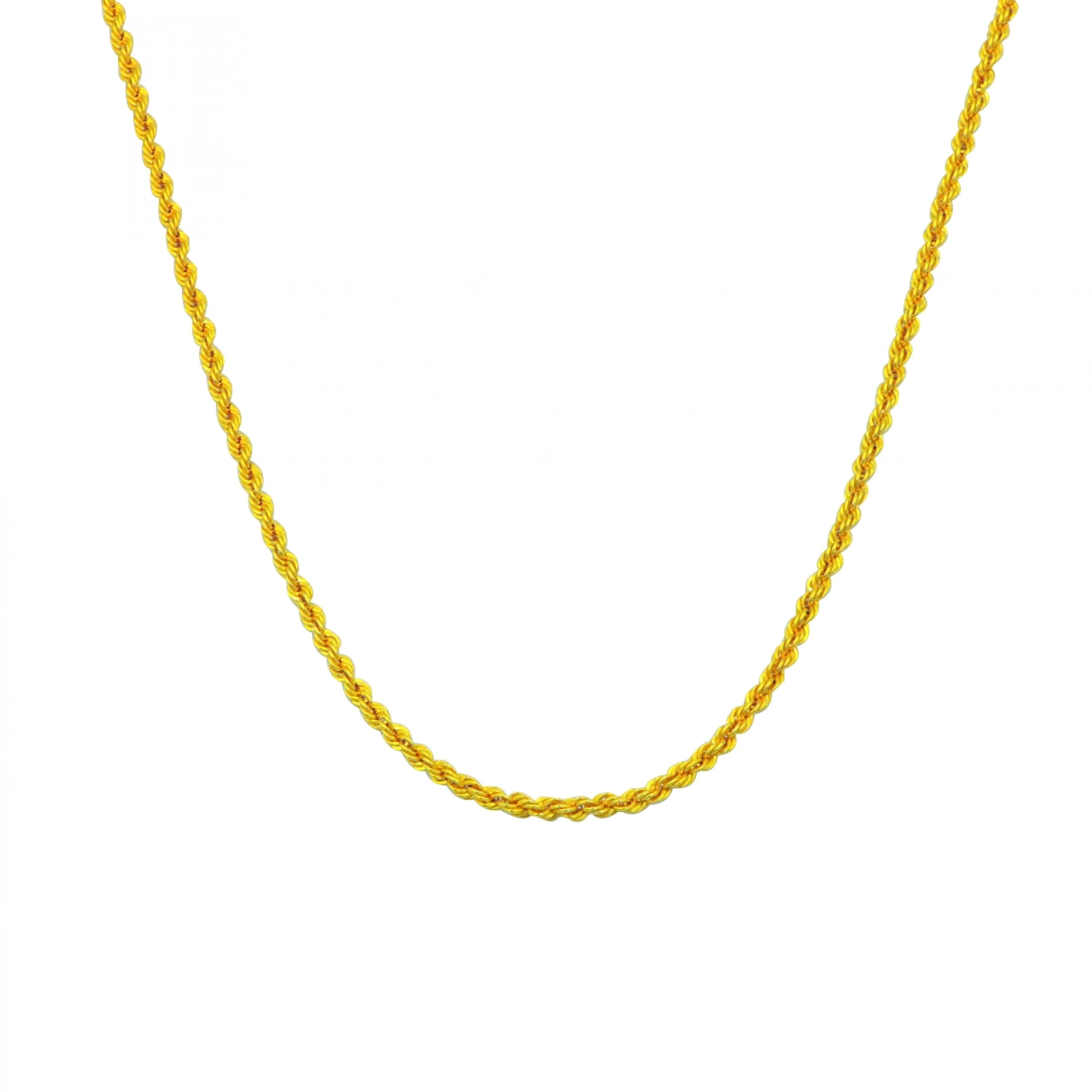 8 Ayar Burgu Zincir - 65 Cm.