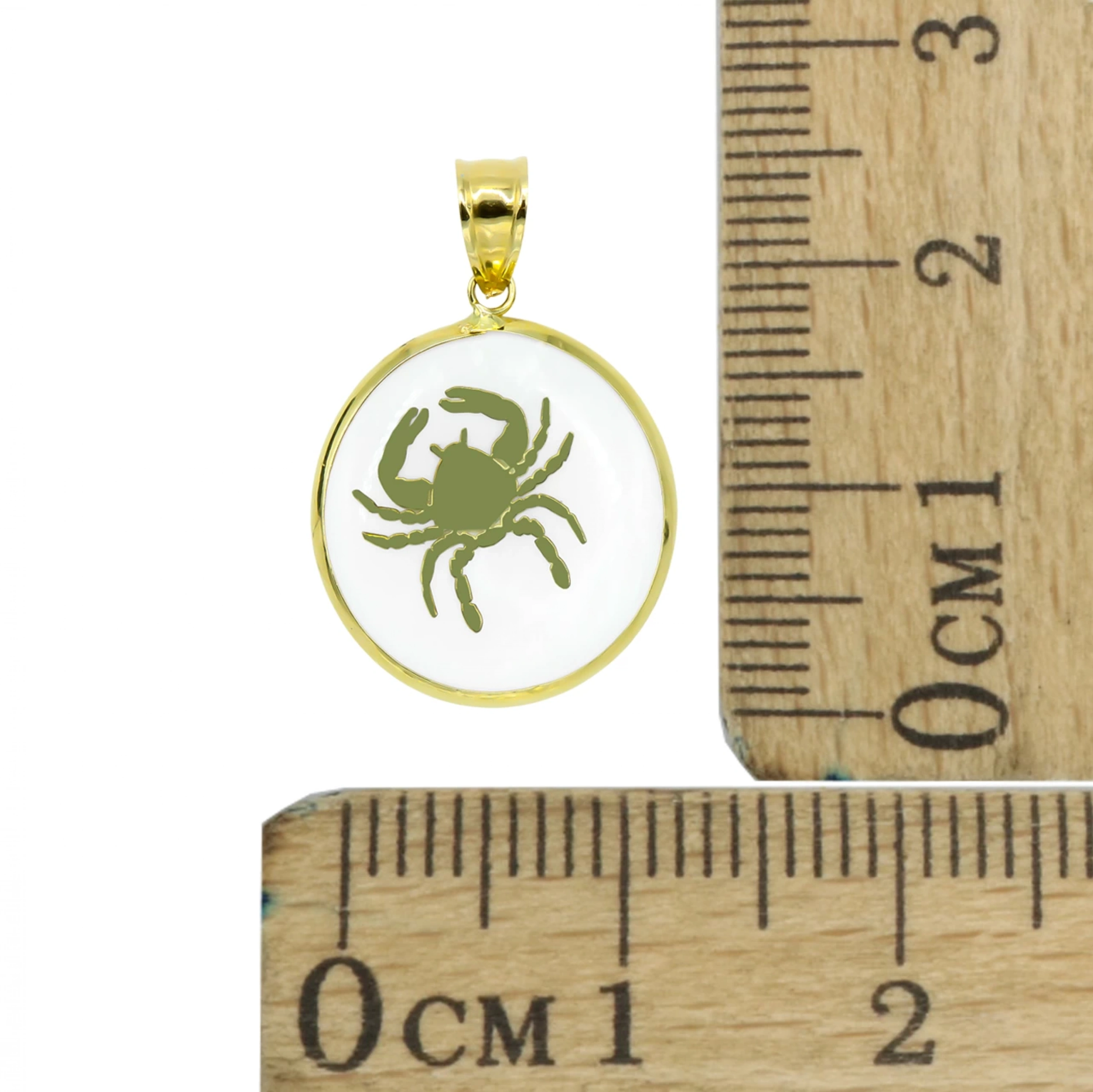 Yengeç Burcu 14 Ayar Altın Kolye Ucu