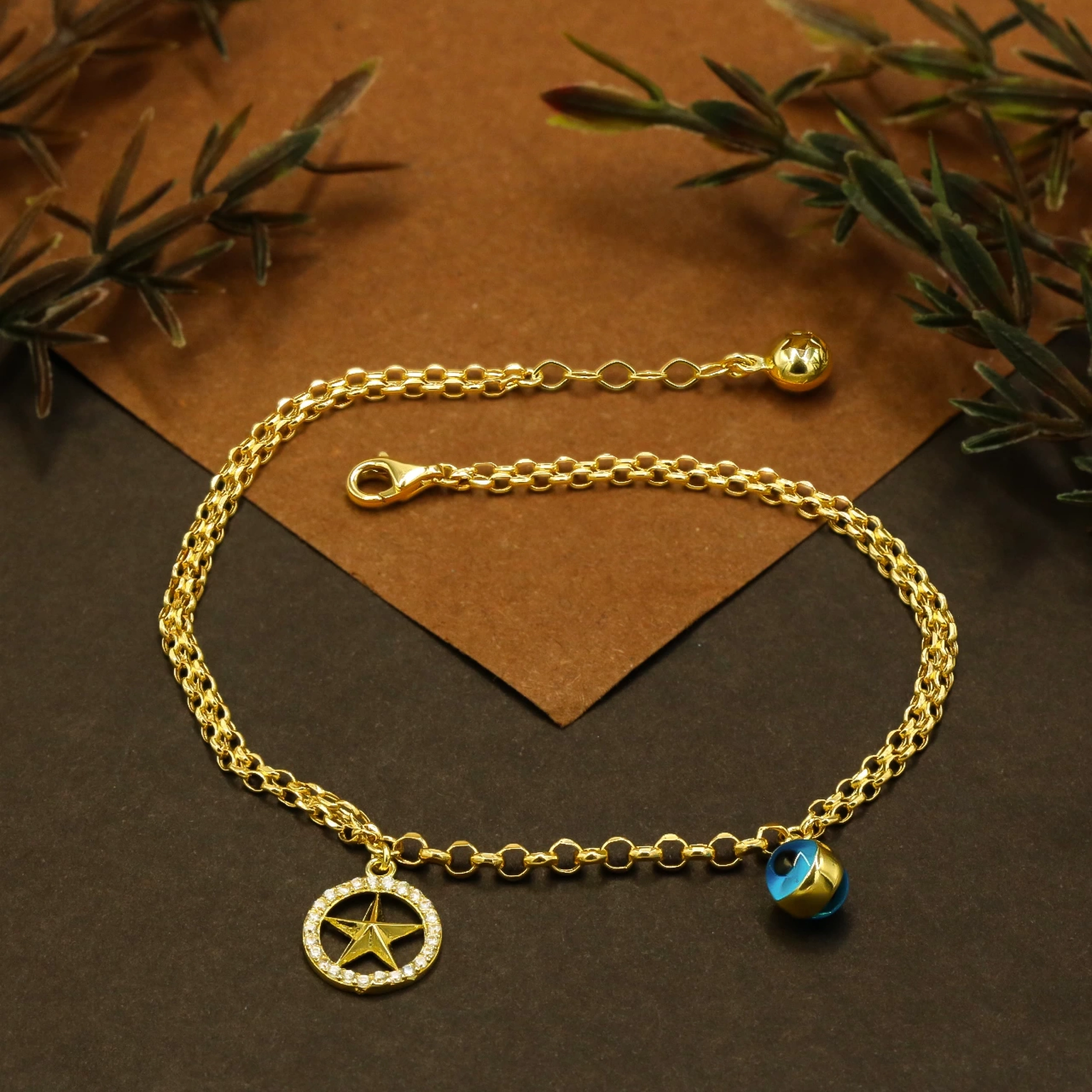 Altın Yıldız 14 Ayar Bileklik