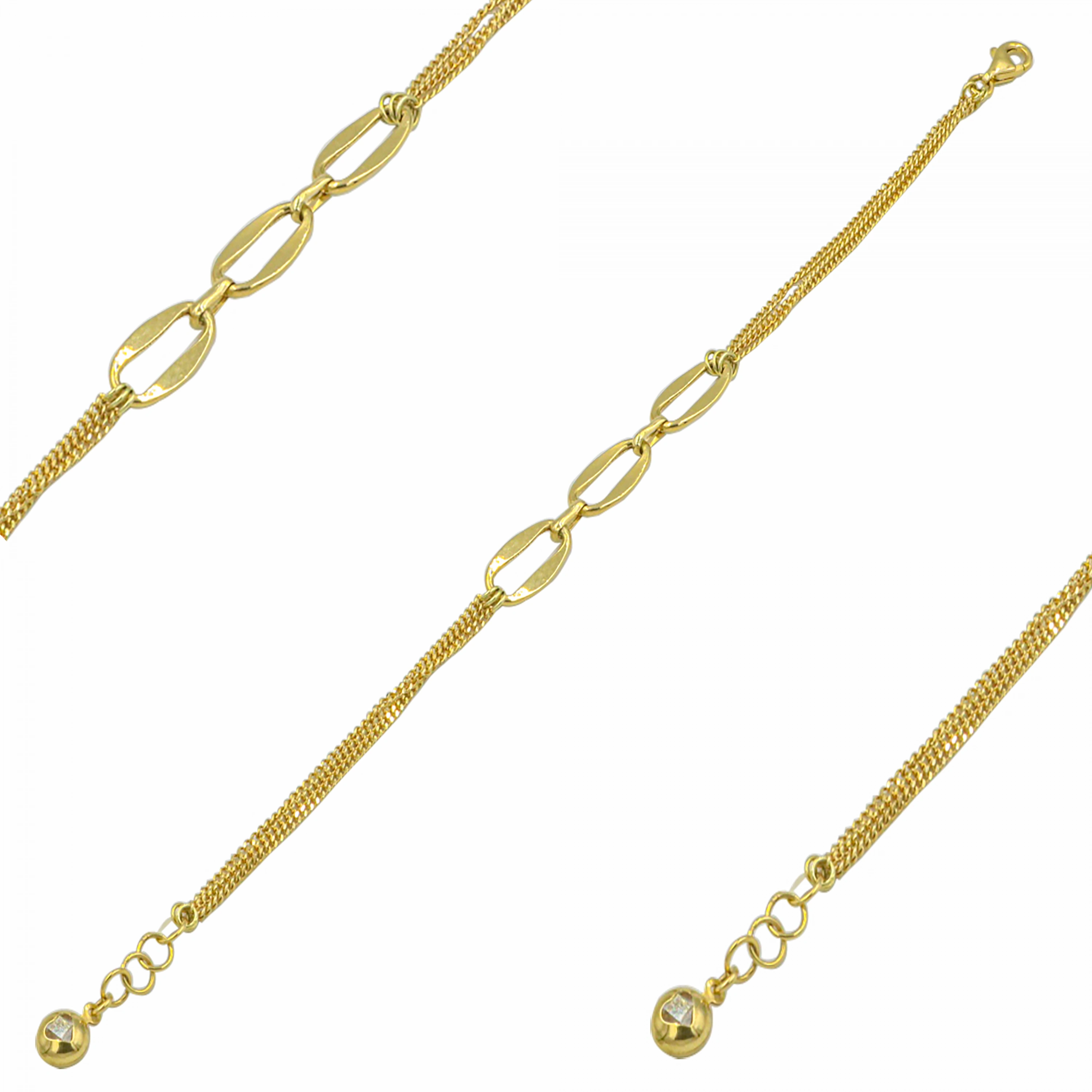 Ataçlı 14 Ayar Altın Bileklik