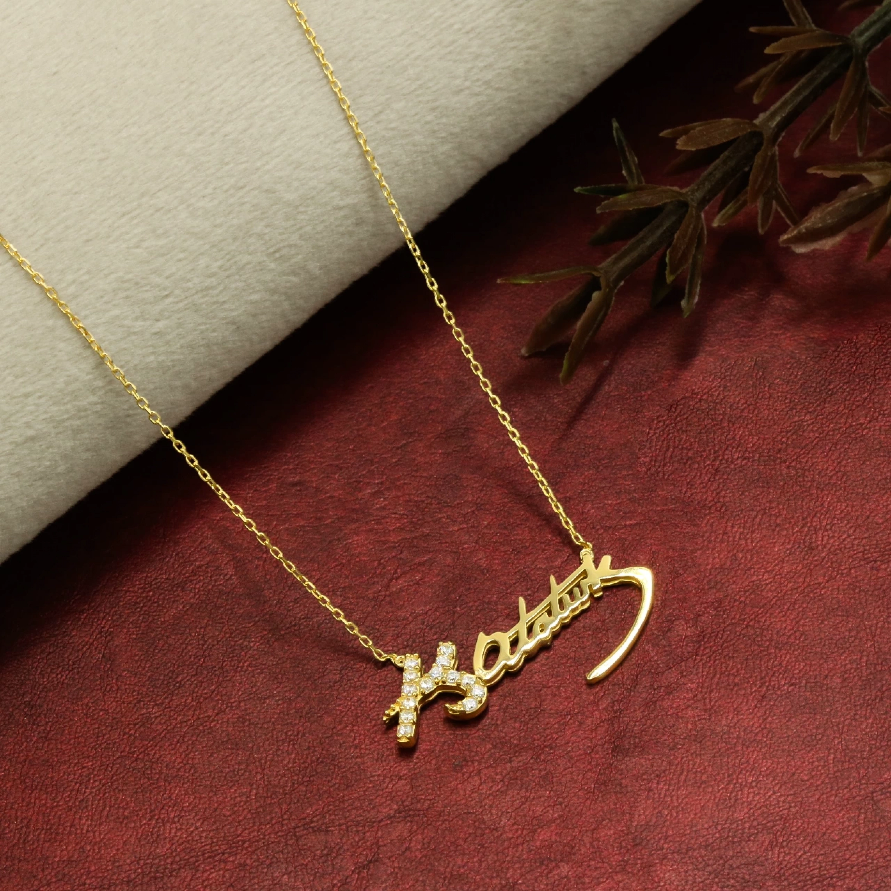 Atatürk 8 Ayar Altın Kolye