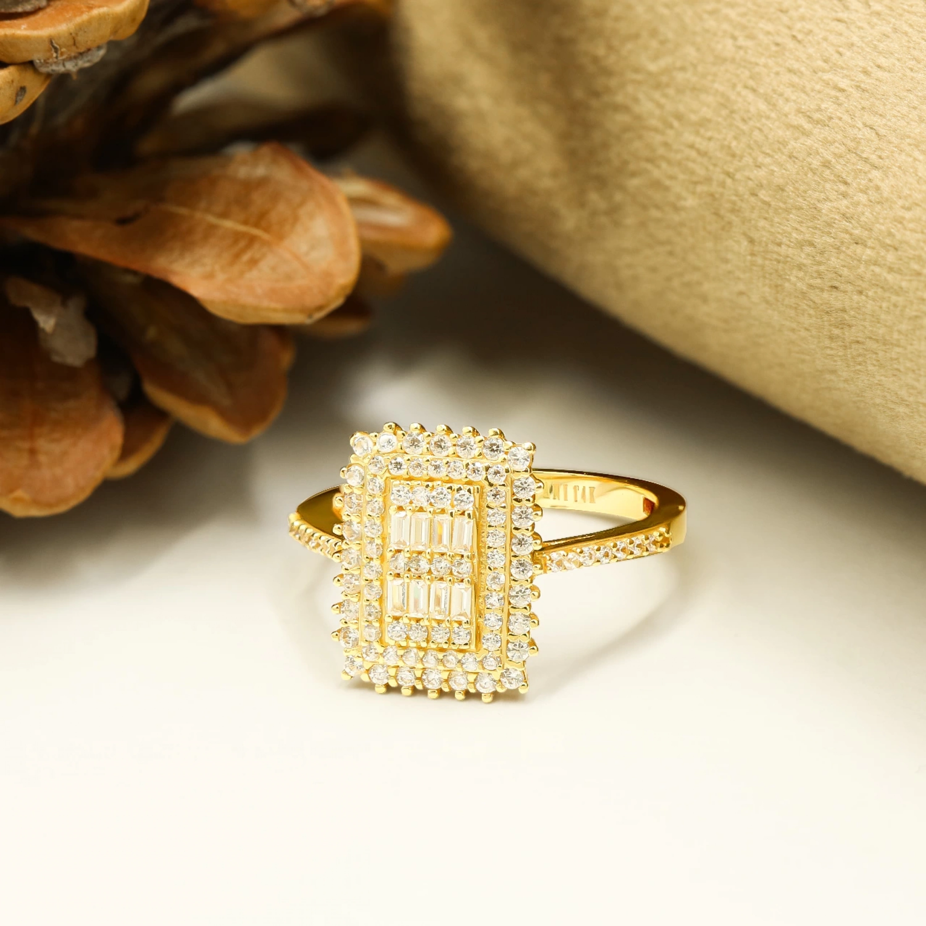 Baget 14 Ayar Altın Yüzük