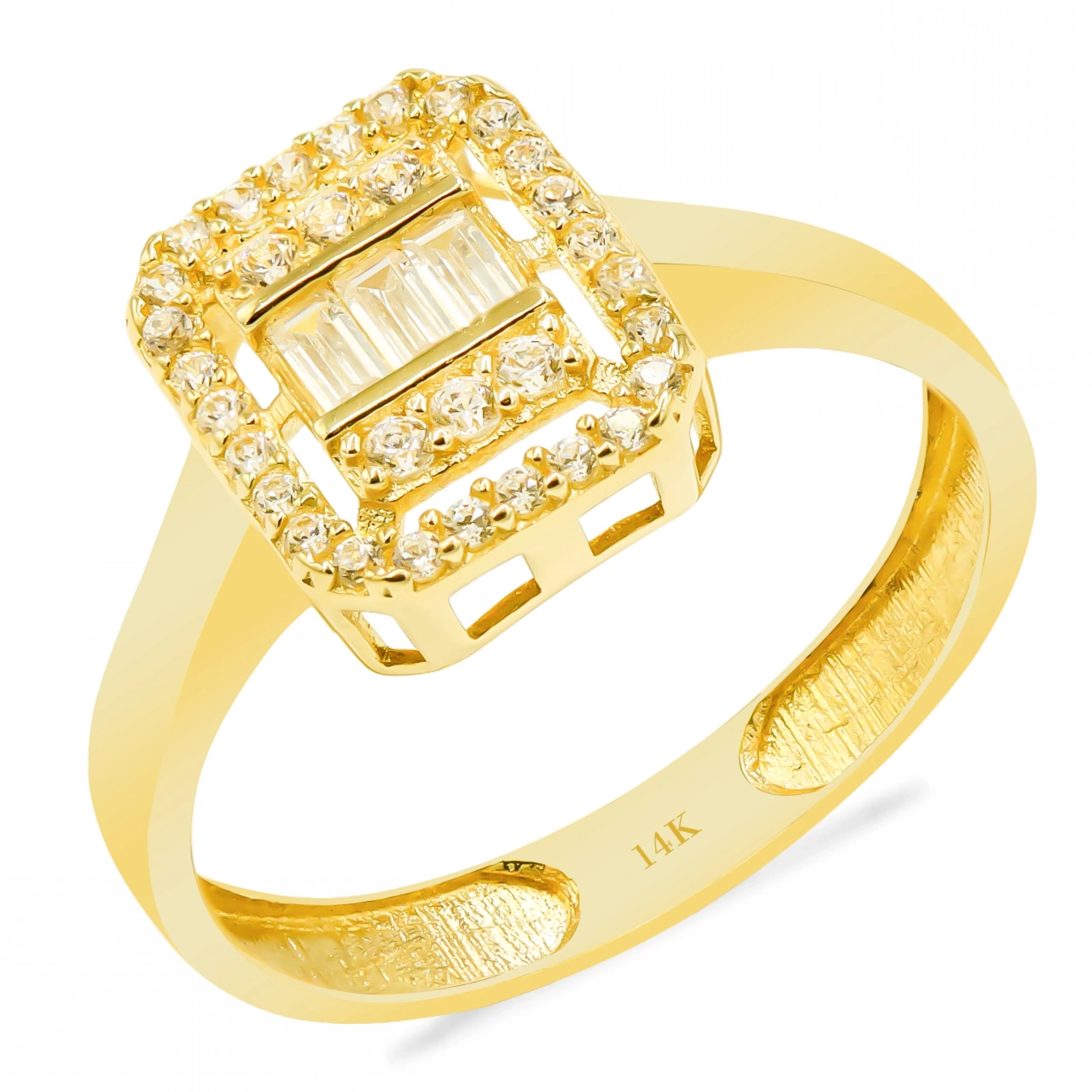 Baget 14 Ayar Altın Yüzük