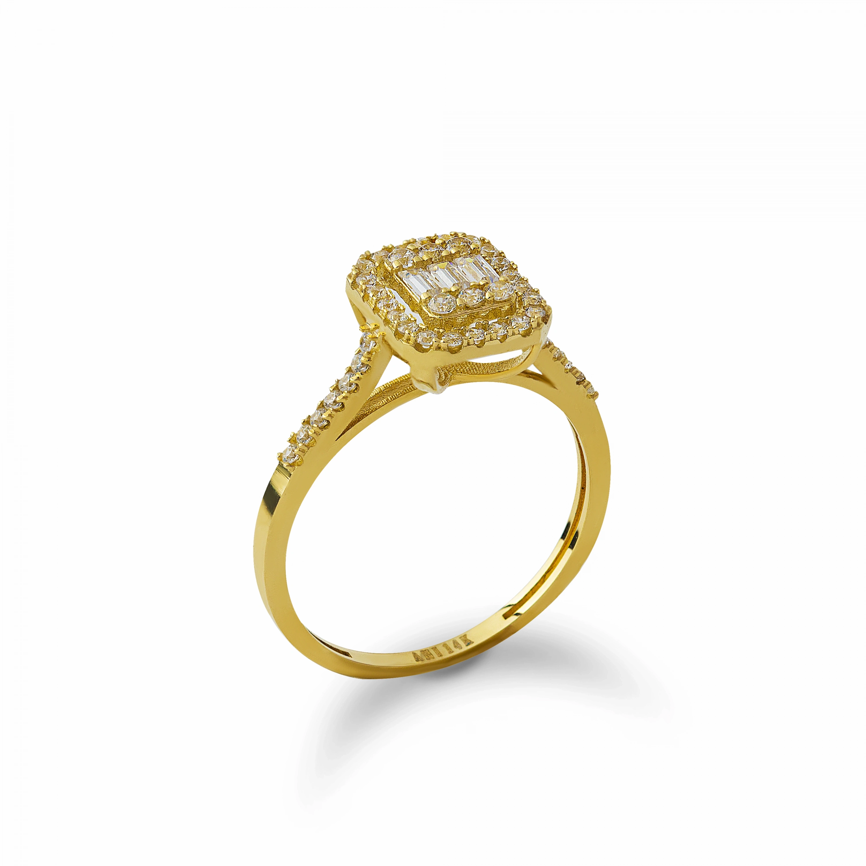 Baget 14 Ayar Altın Yüzük