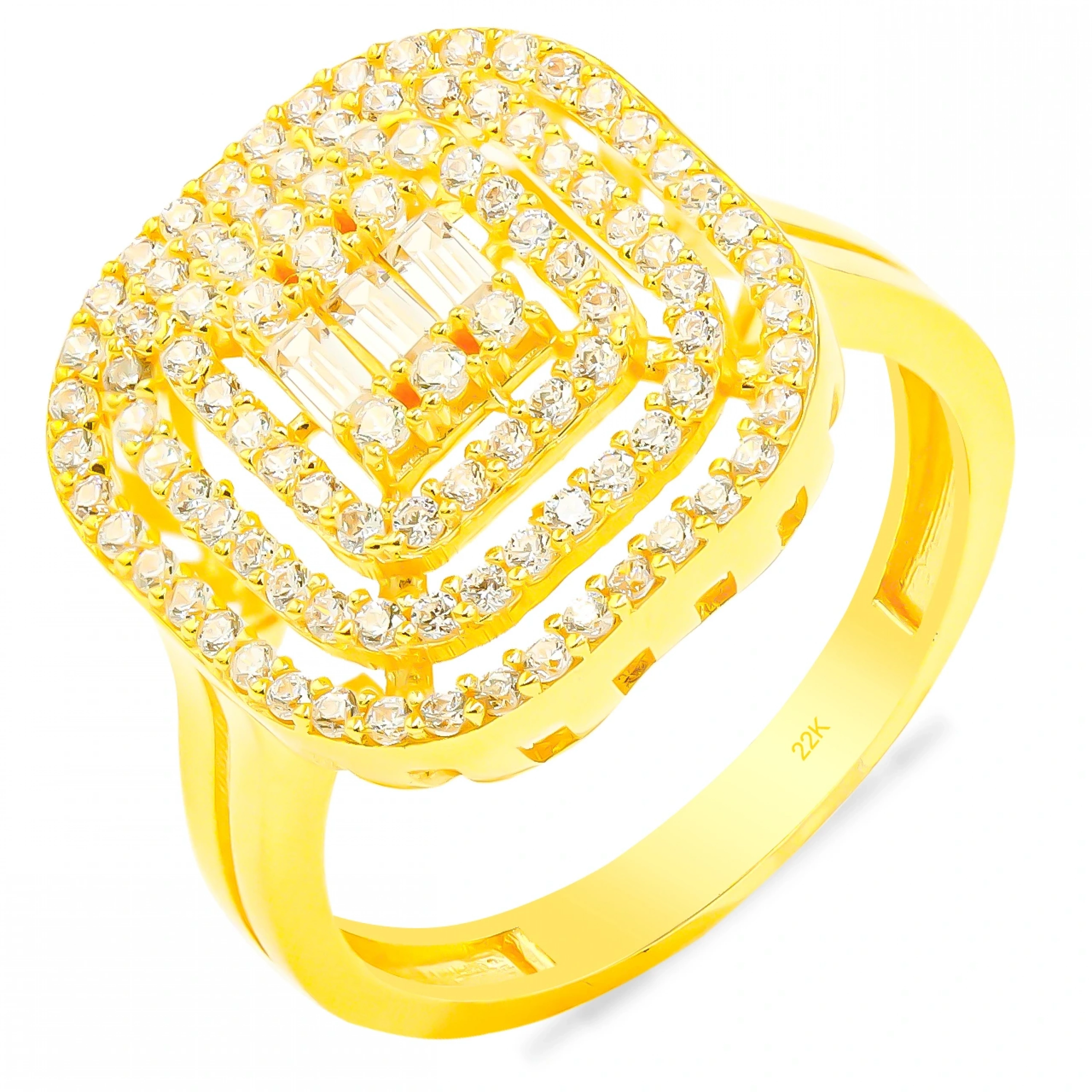 Mega Baget 22 Ayar Altın Yüzük