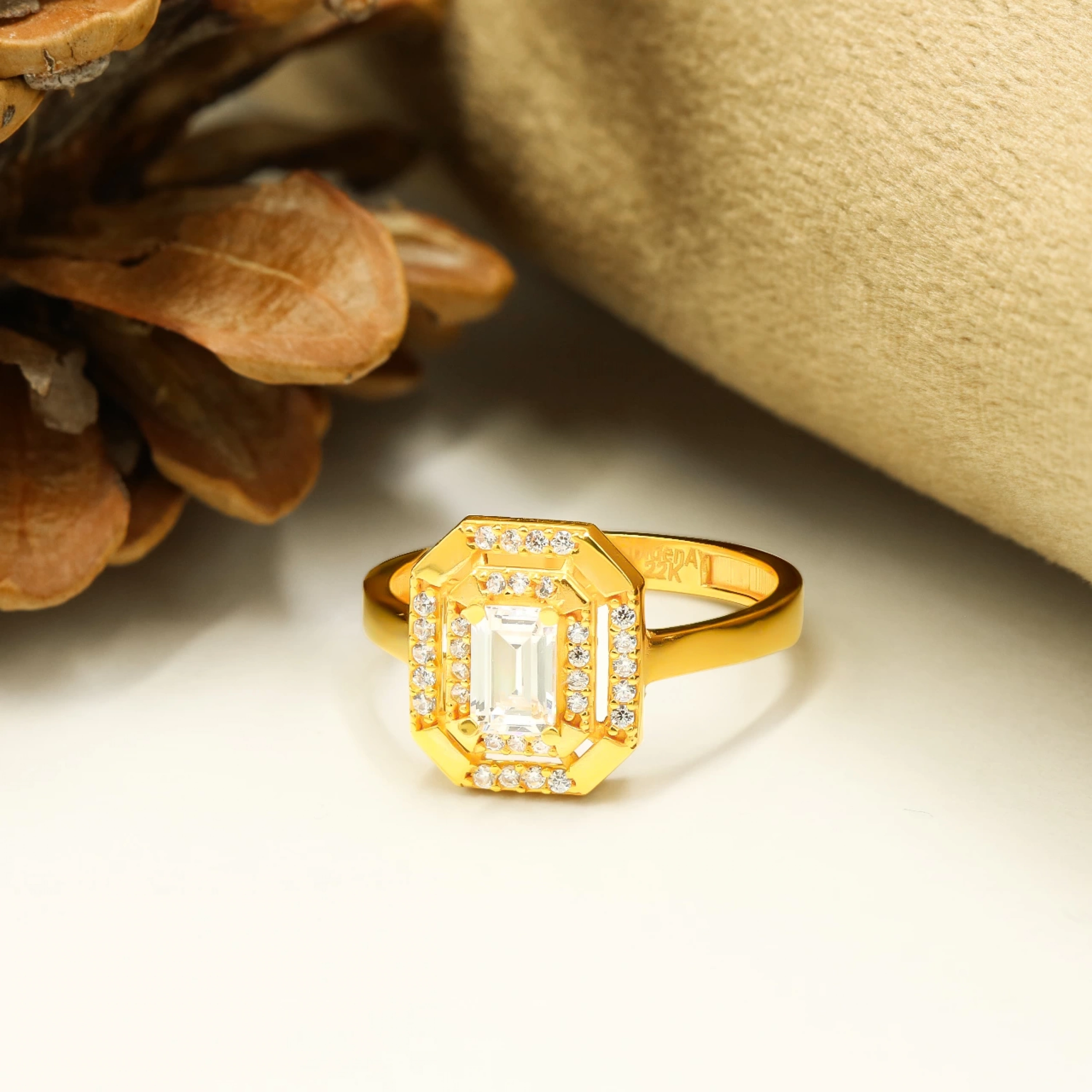 Baget 22 Ayar Altın Yüzük