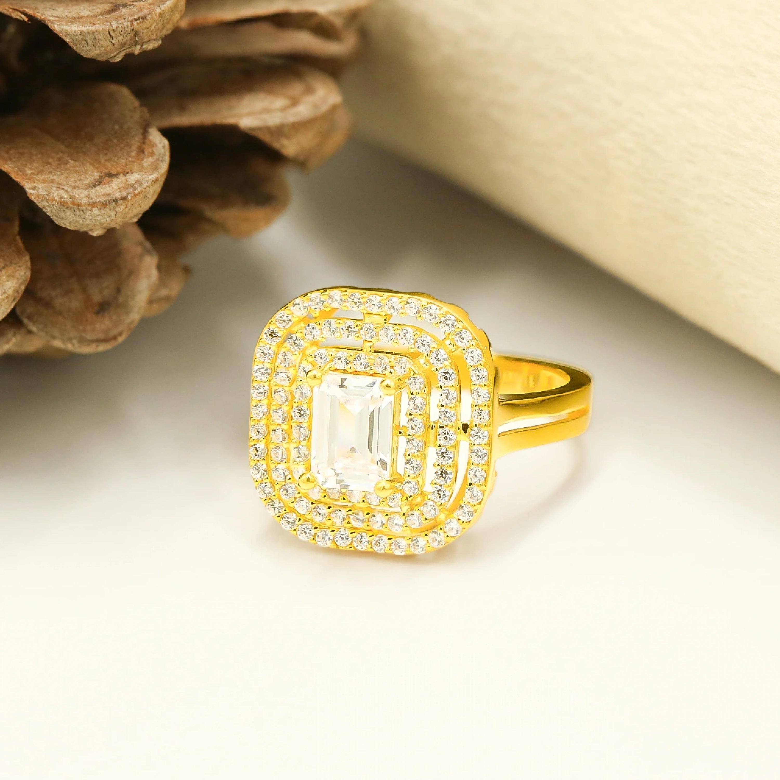 Mega Baget 22 Ayar Altın Yüzük