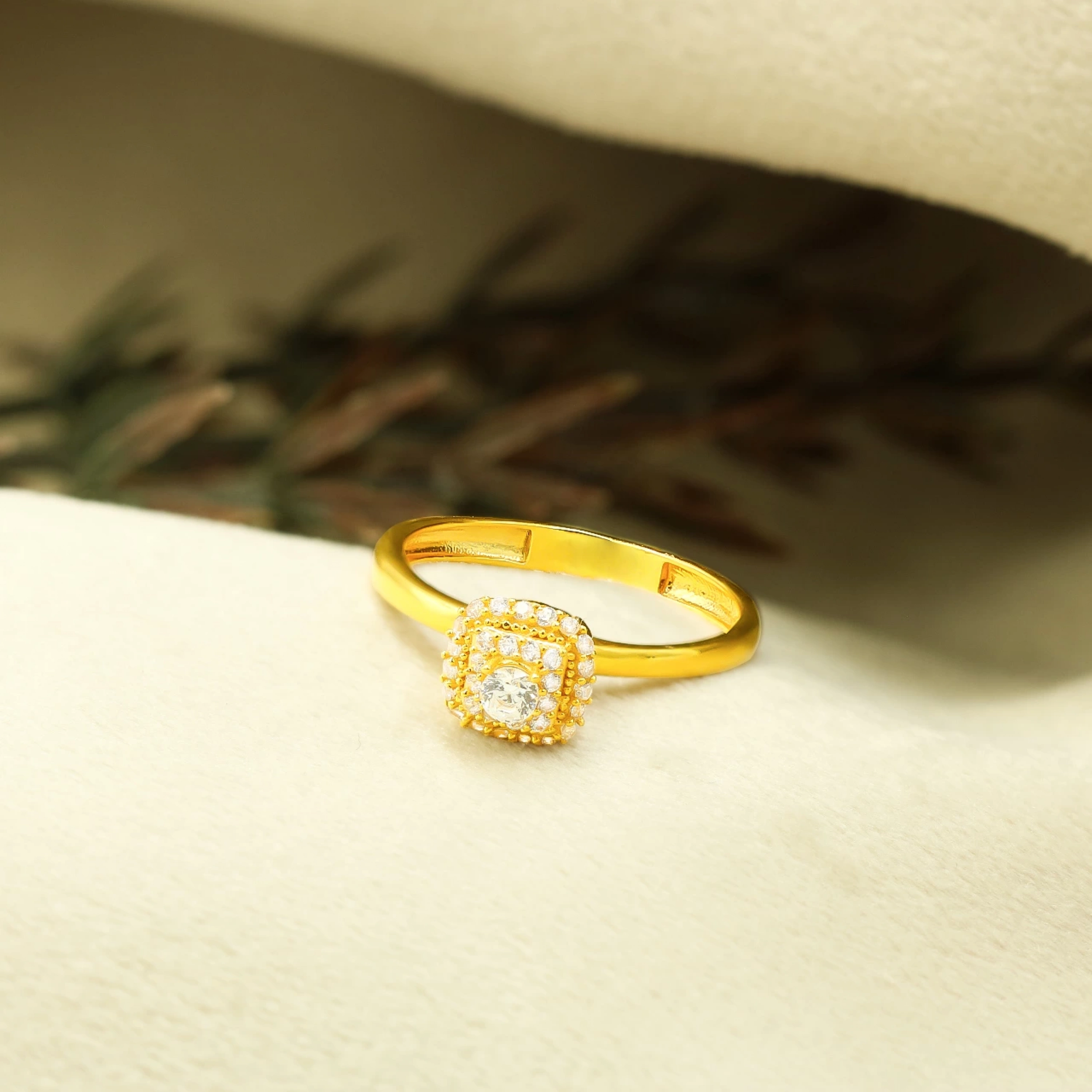 Baget 22 Ayar Altın Yüzük