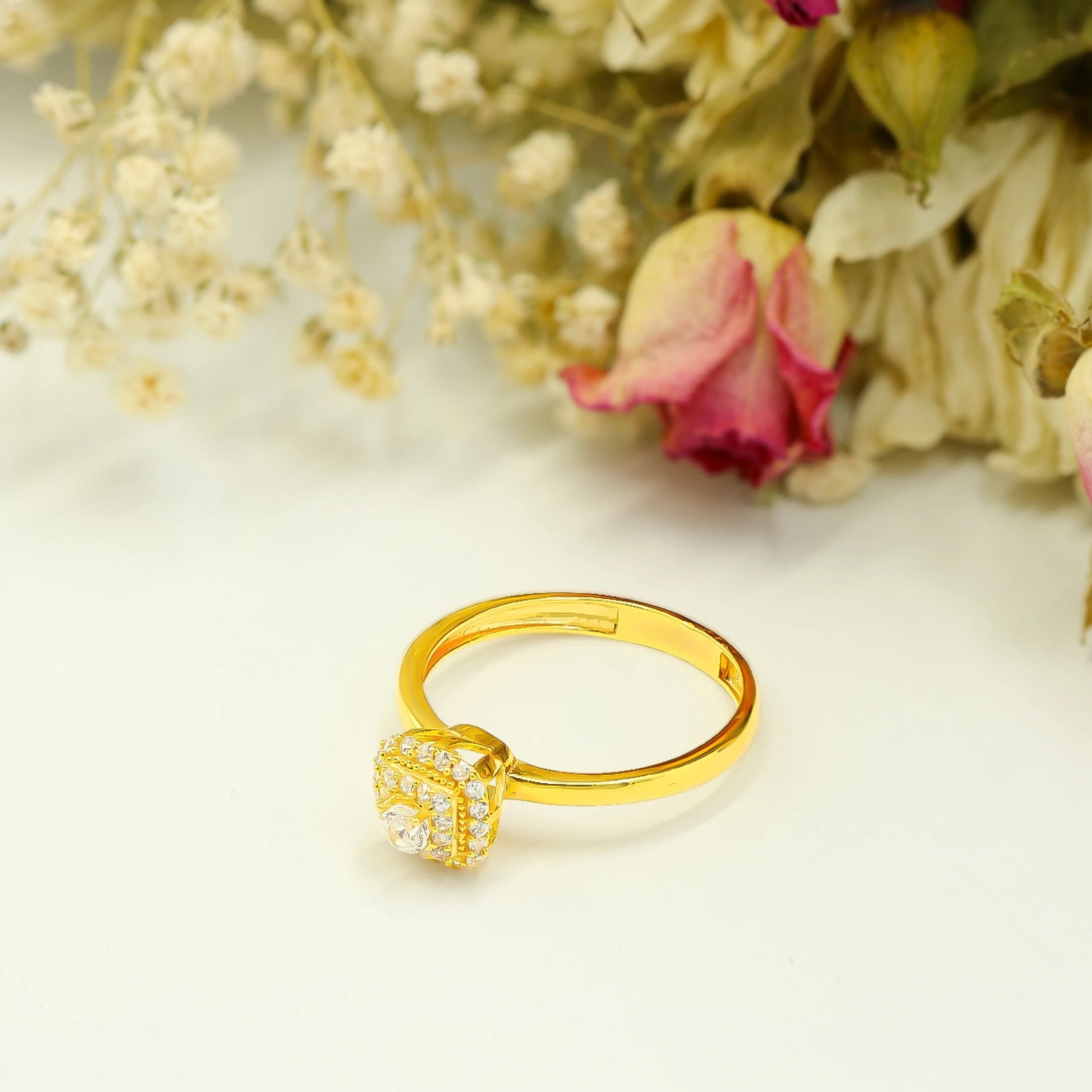 Baget 22 Ayar Altın Yüzük