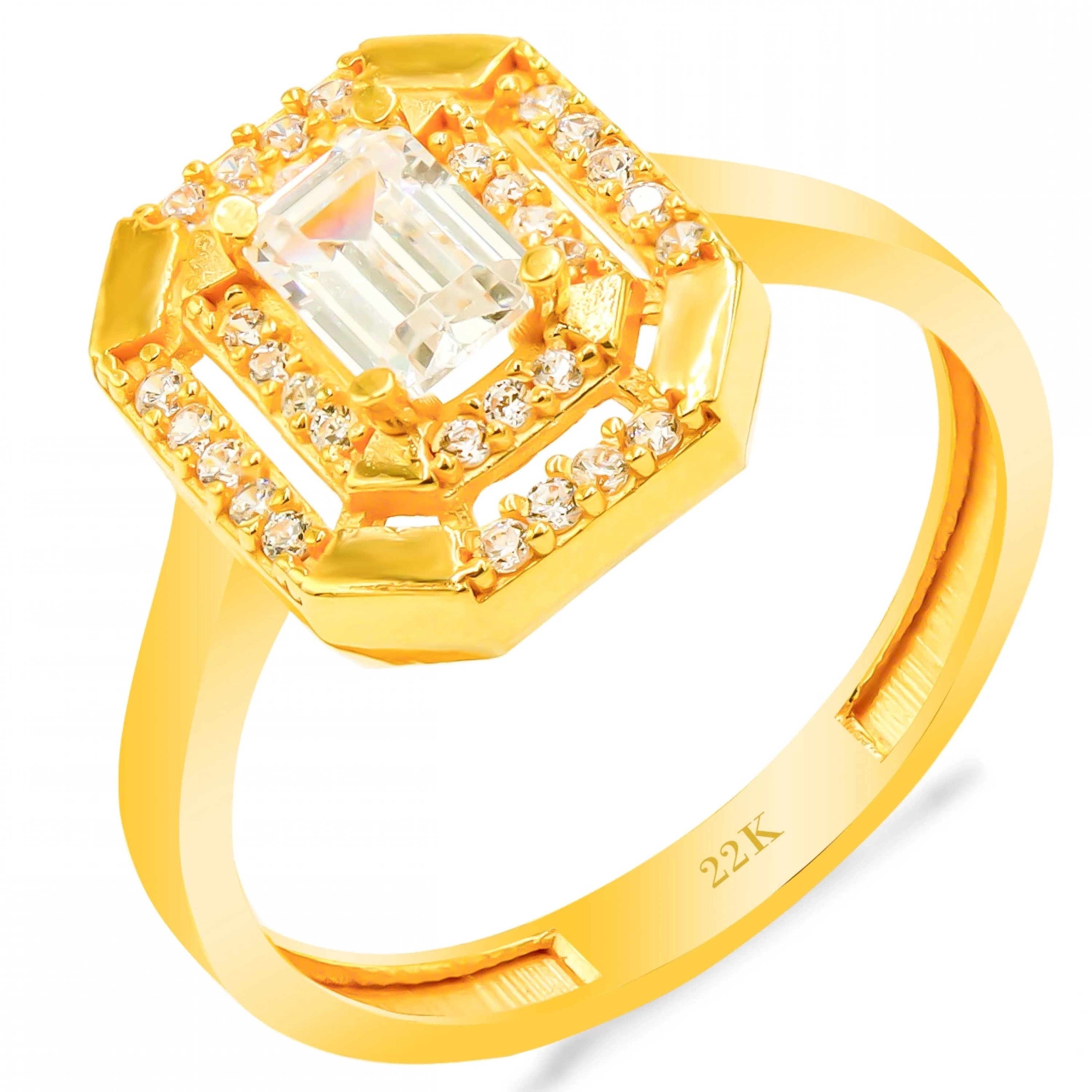 Baget 22 Ayar Altın Yüzük