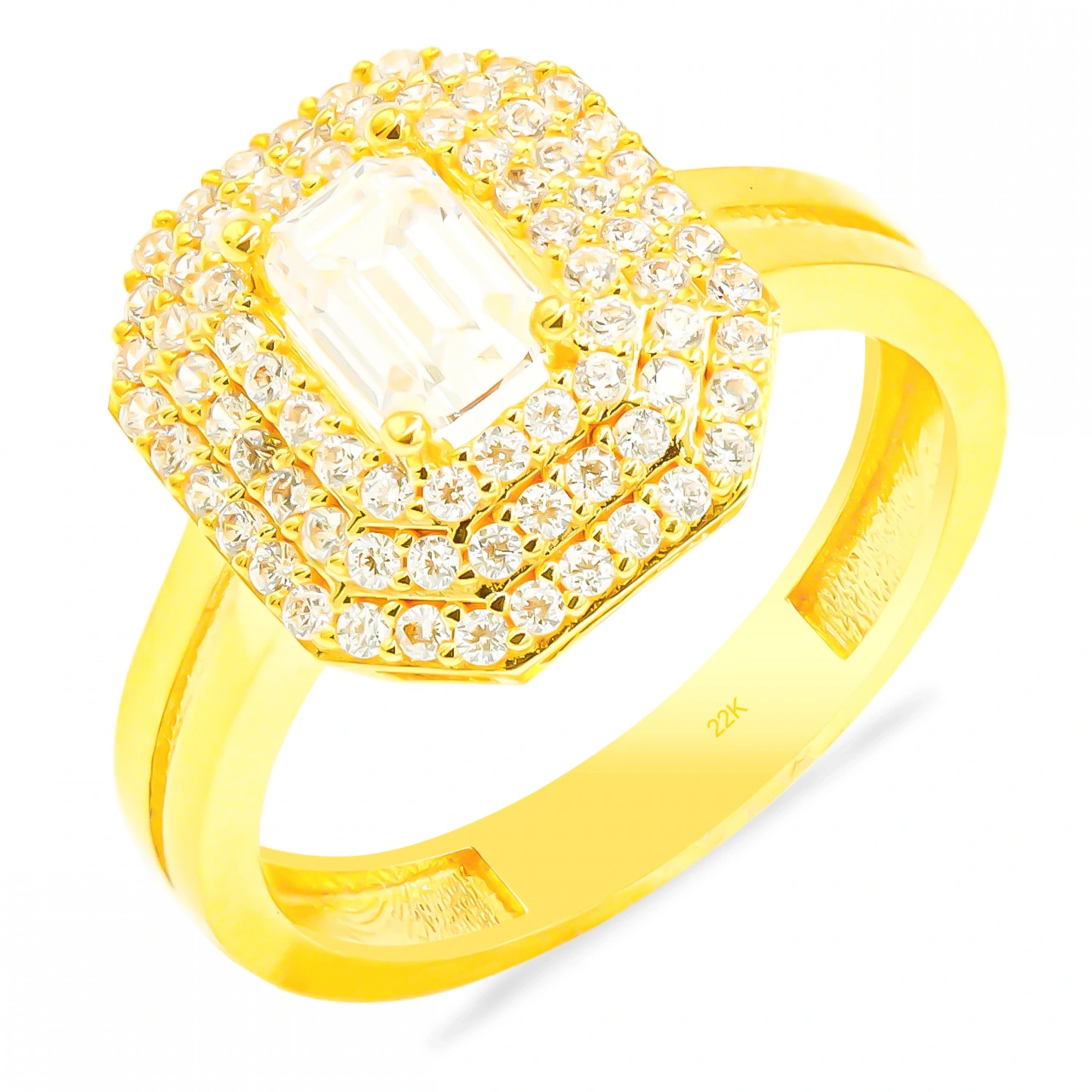 Baget 22 Ayar Altın Yüzük