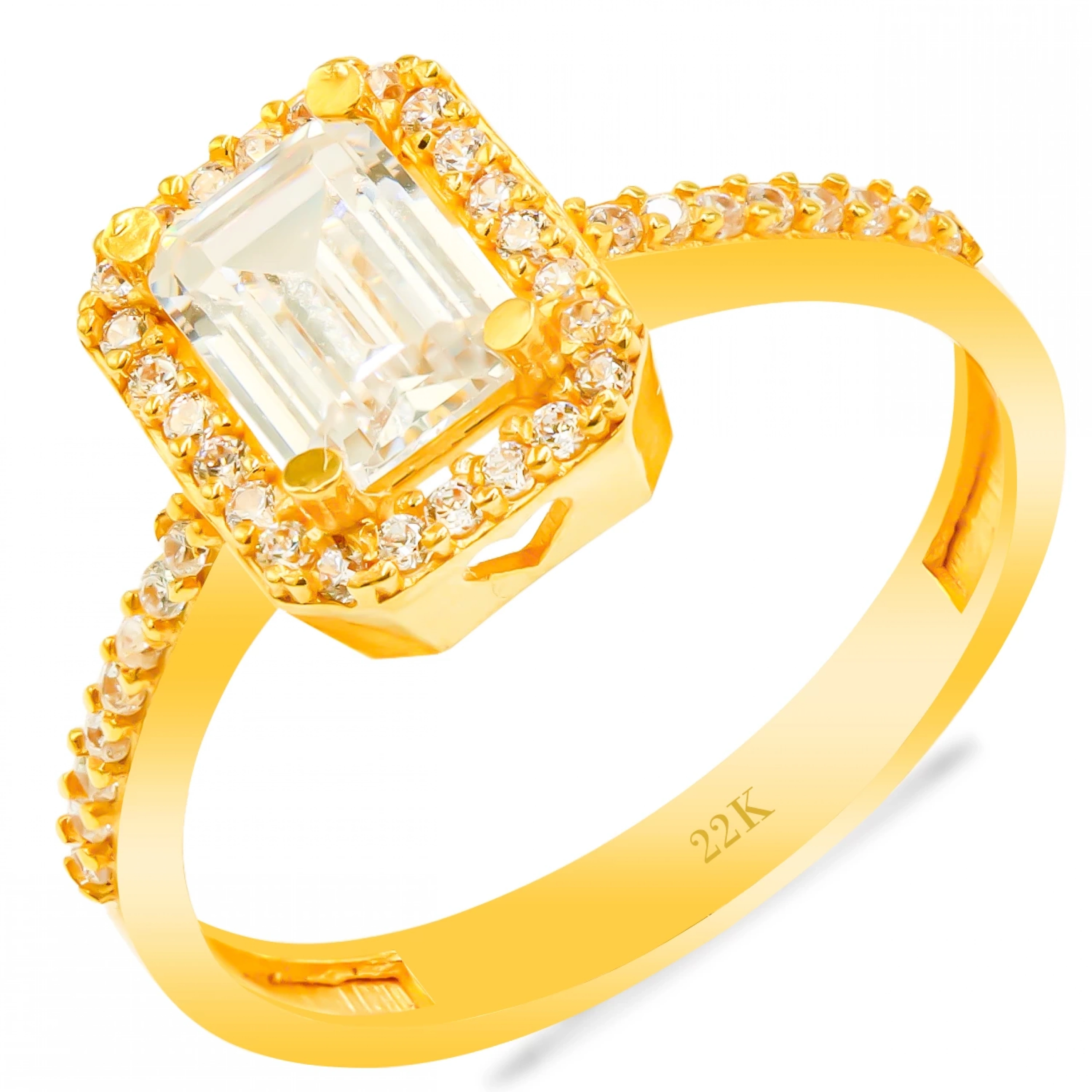 Baget 22 Ayar Altın Yüzük