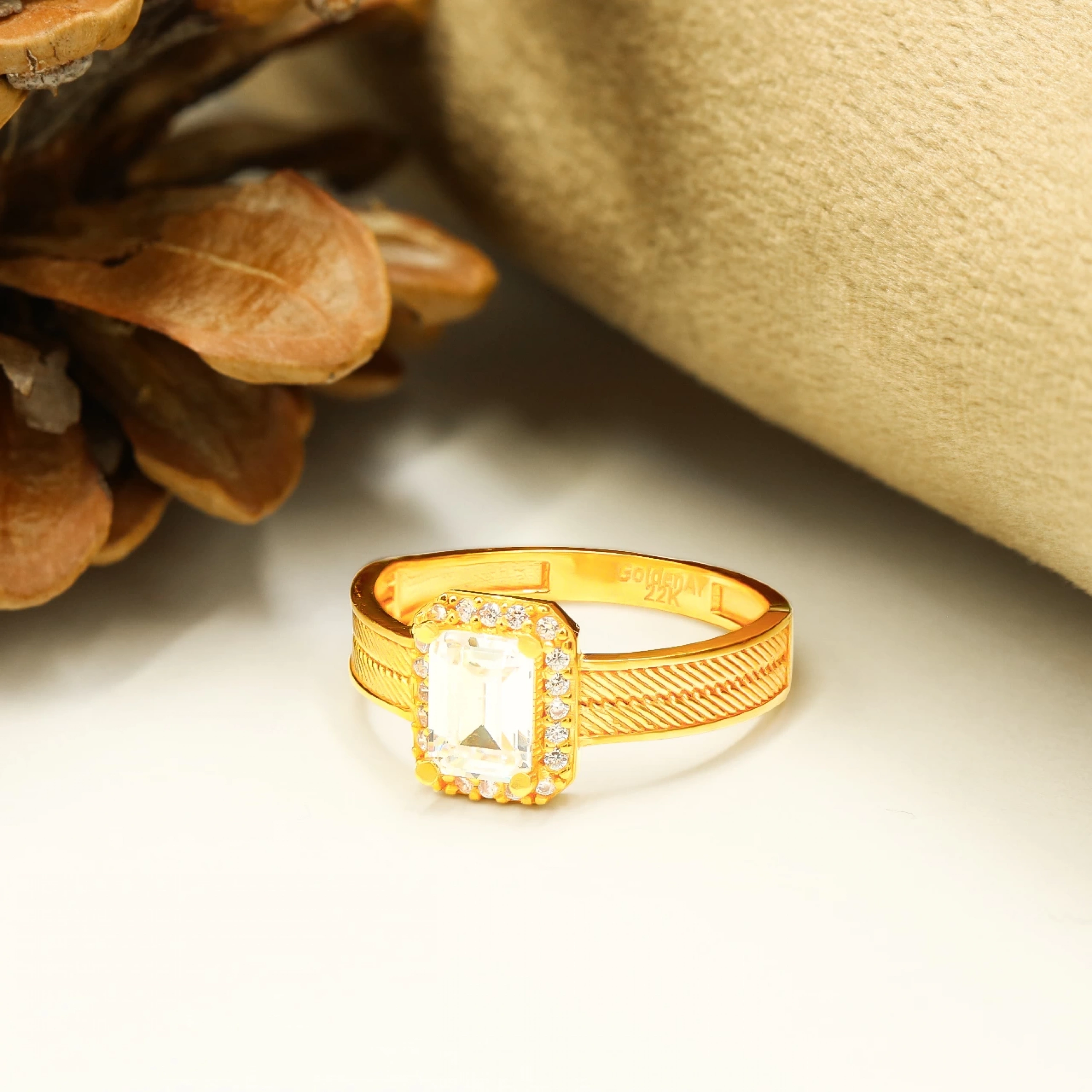 Baget 22 Ayar Altın Yüzük