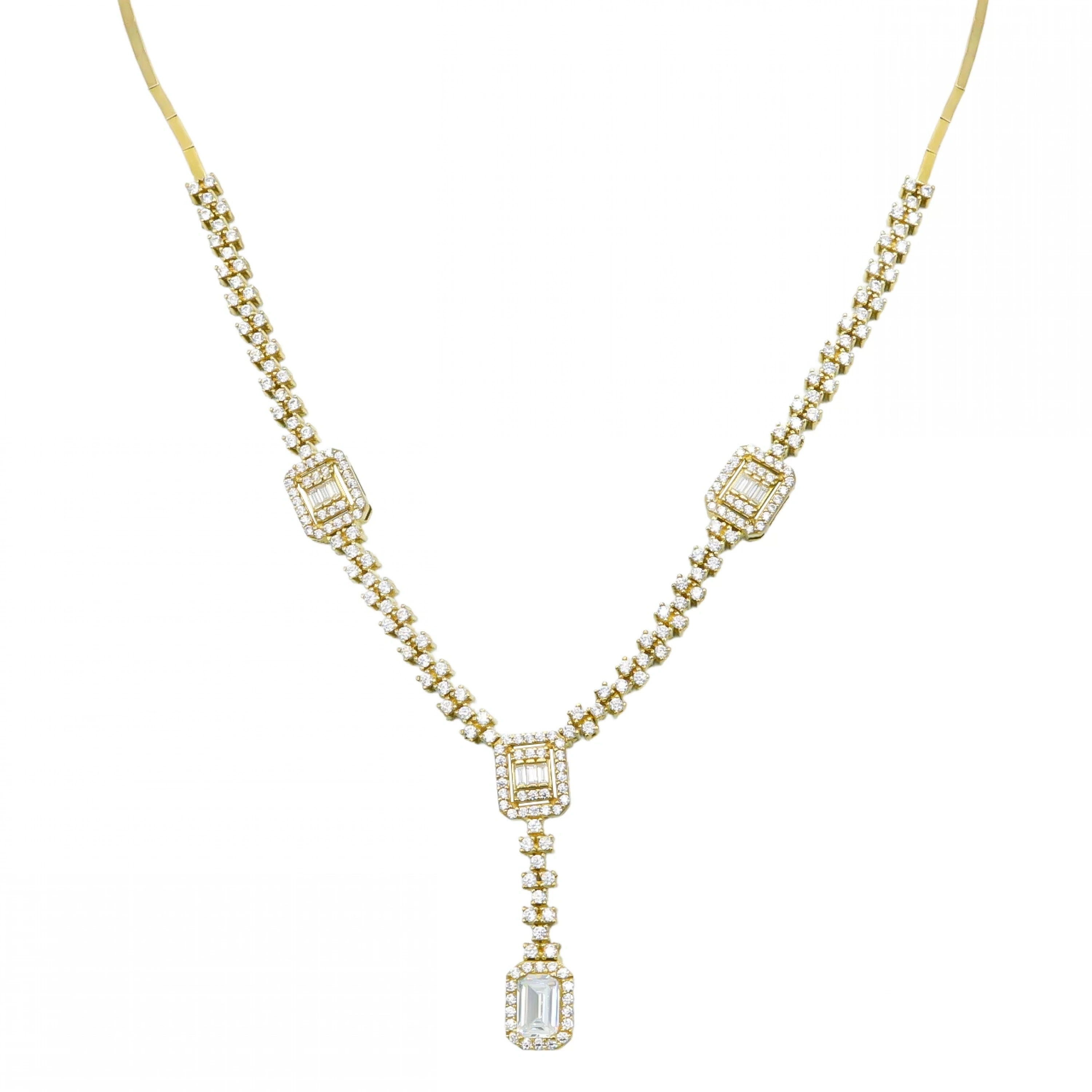 Baget 8 Ayar Altın Gerdanlık