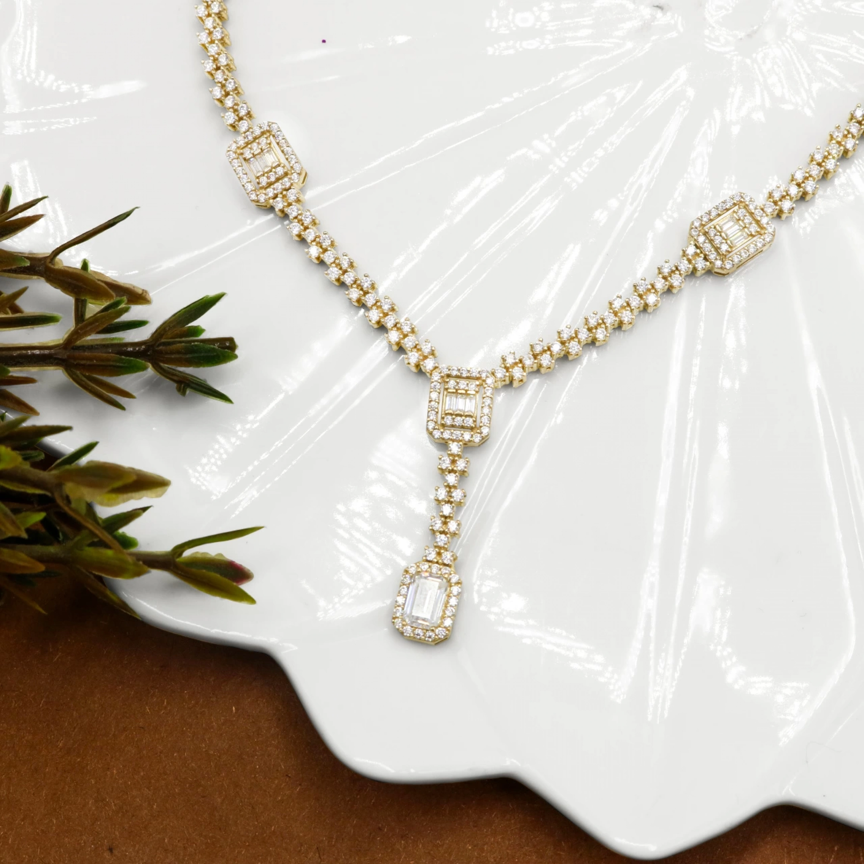 Baget 8 Ayar Altın Gerdanlık