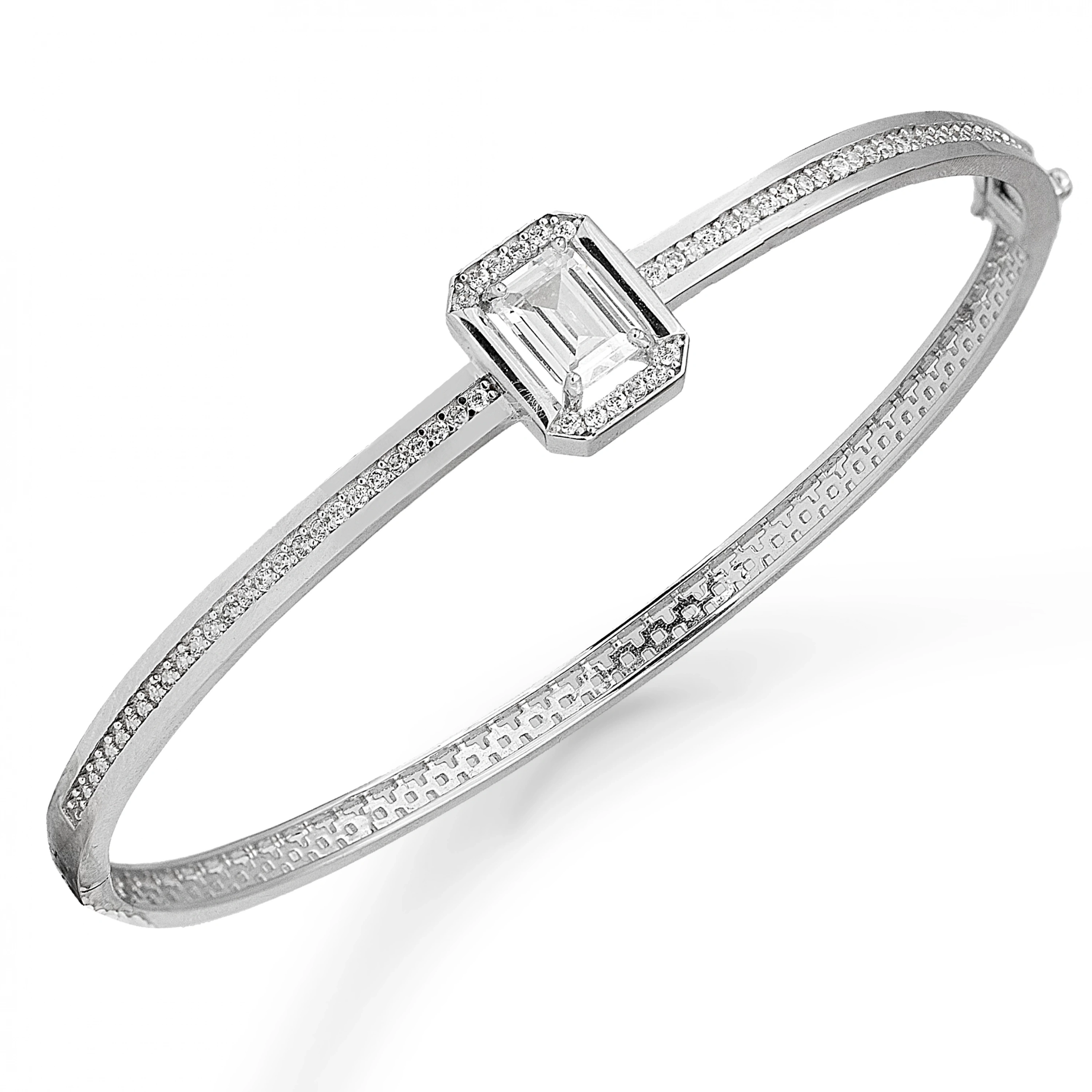 Baget Desenli 8 Ayar Kelepçe Bilezik