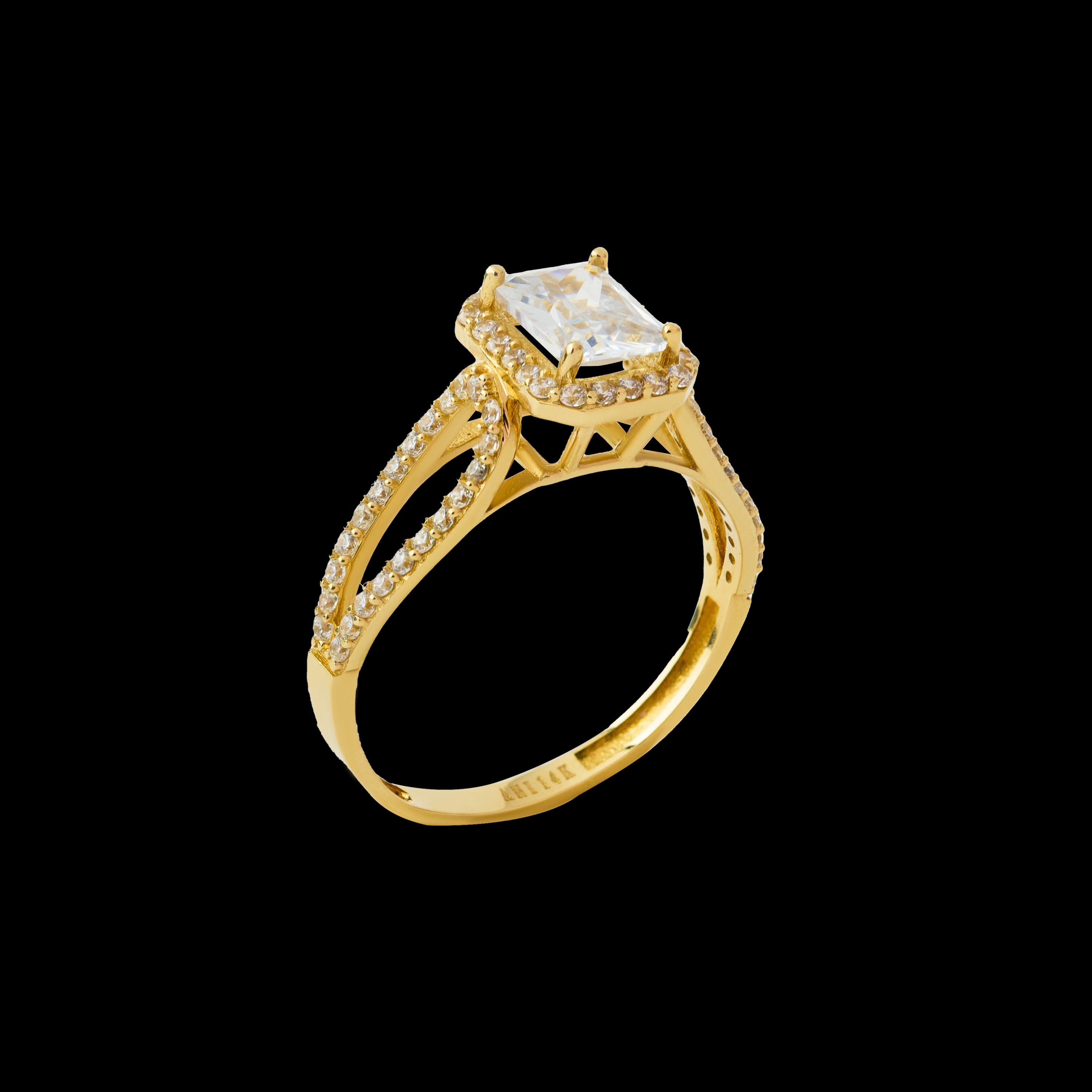 Baget Elegance 14 Ayar Altın Yüzük