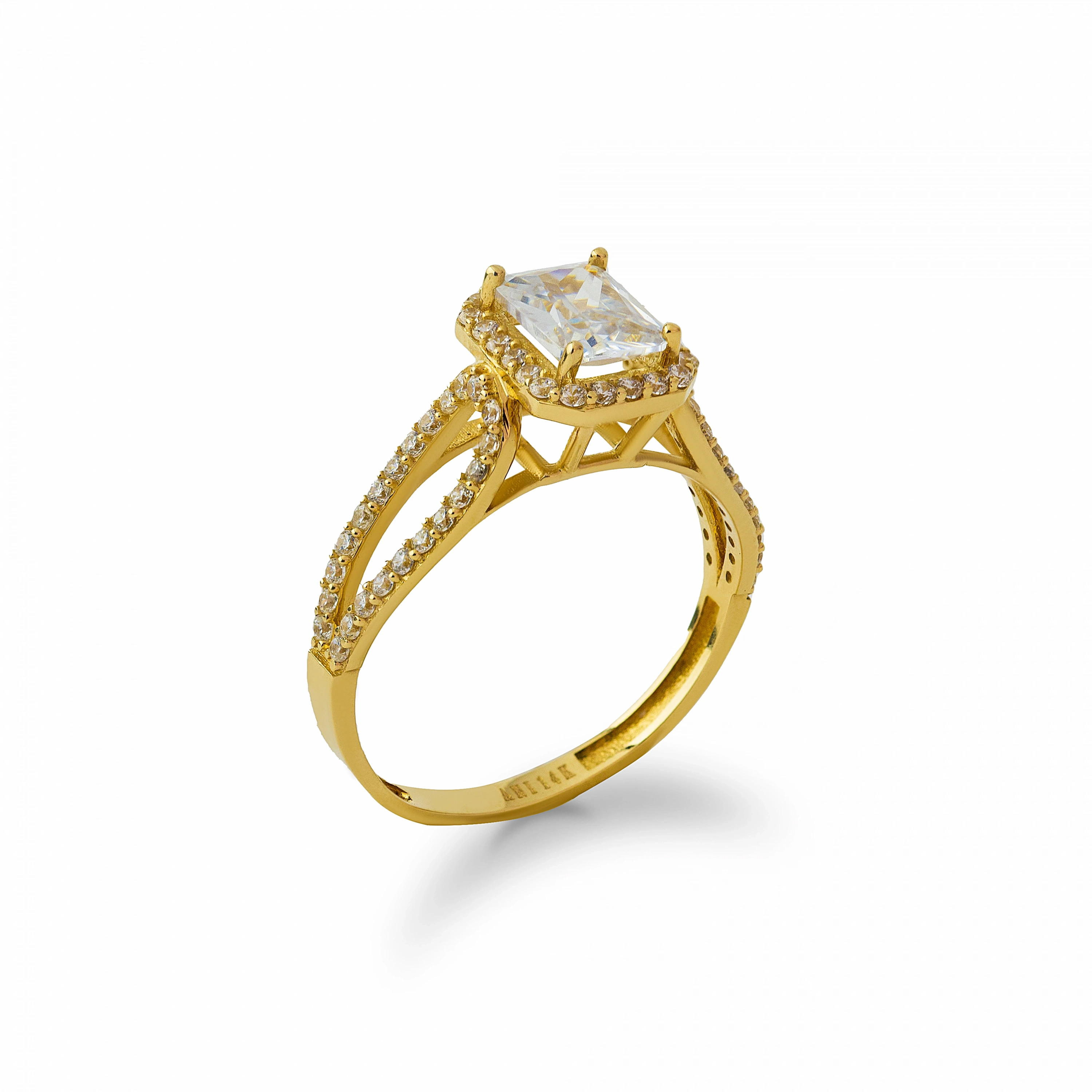 Baget Elegance 14 Ayar Altın Yüzük