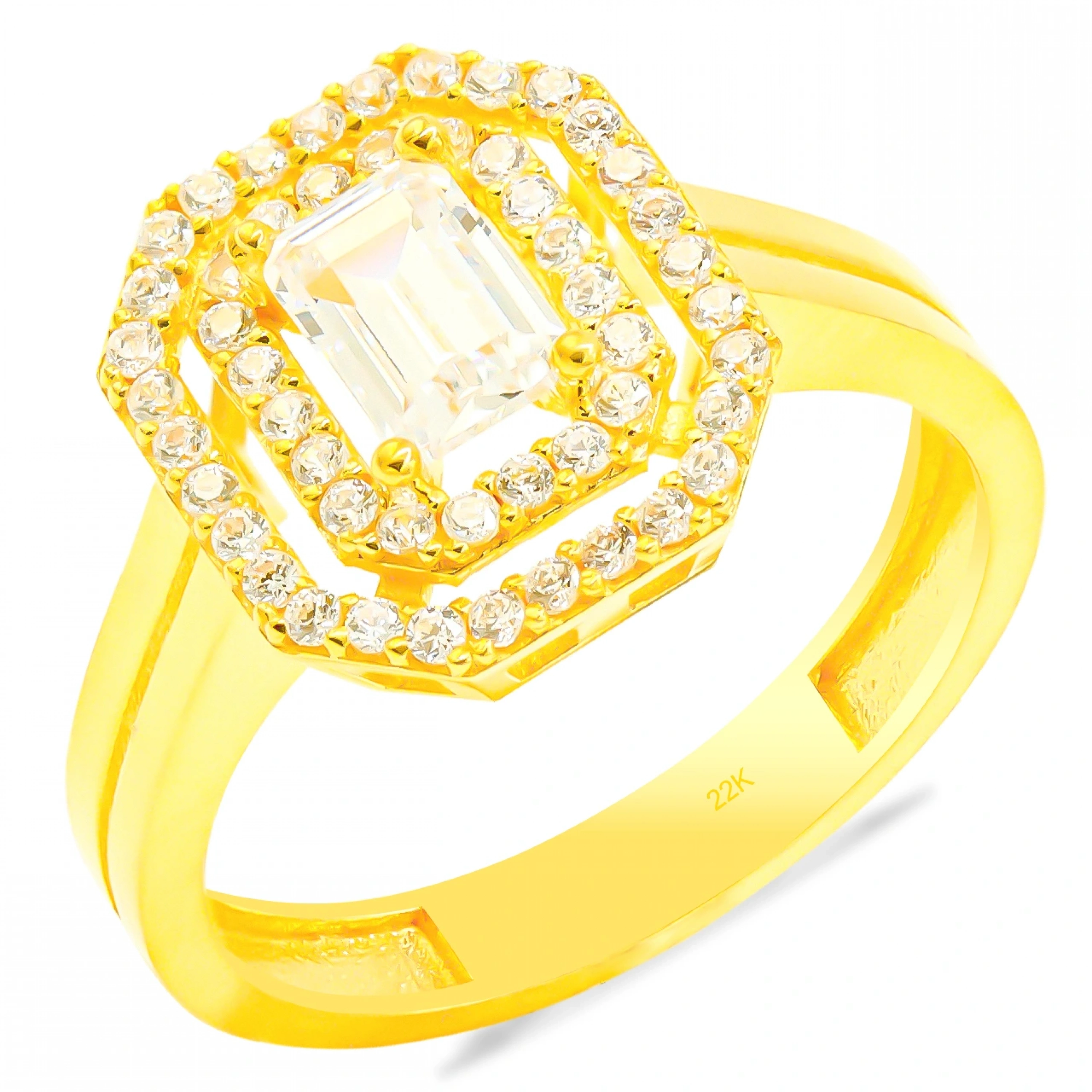 Baget 22 Ayar Altın Yüzük