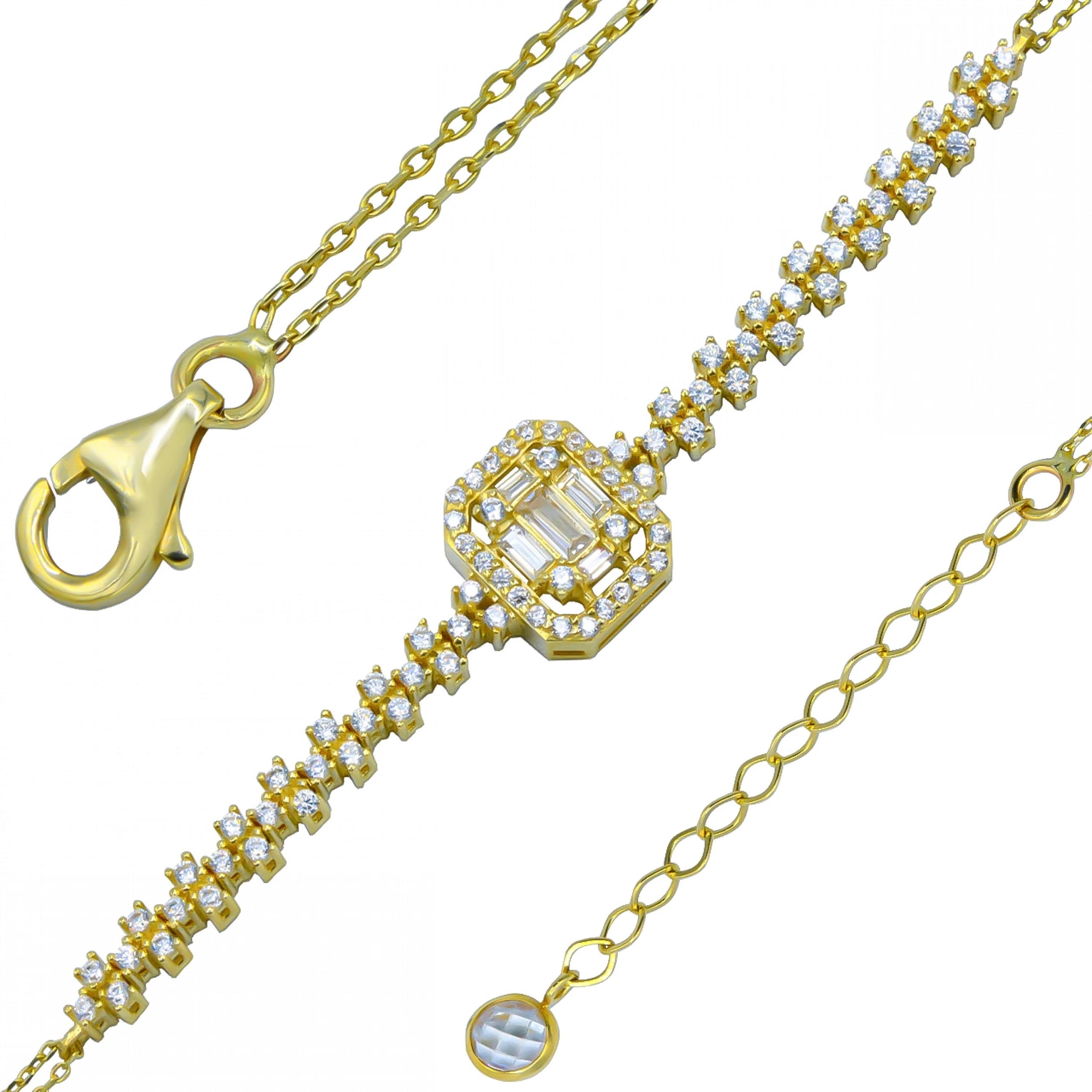 Baget Konsept 14 Ayar Altın Bileklik