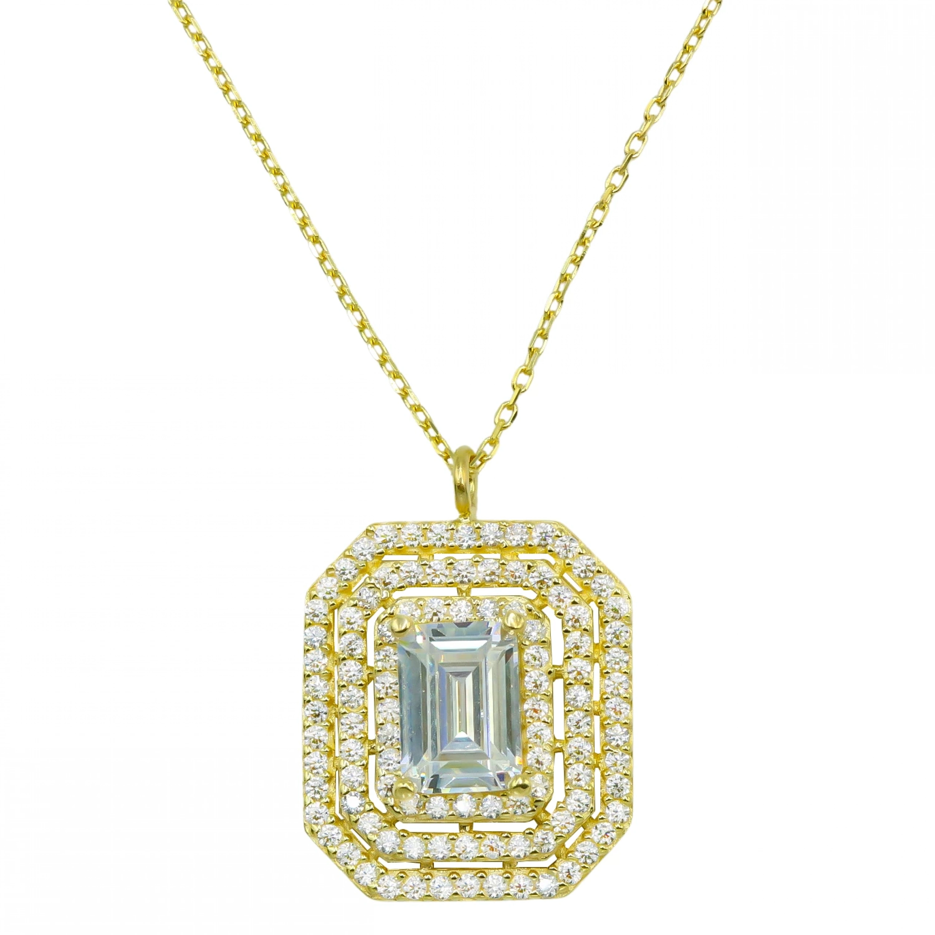 Baget Model 8 Ayar Altın Kolye