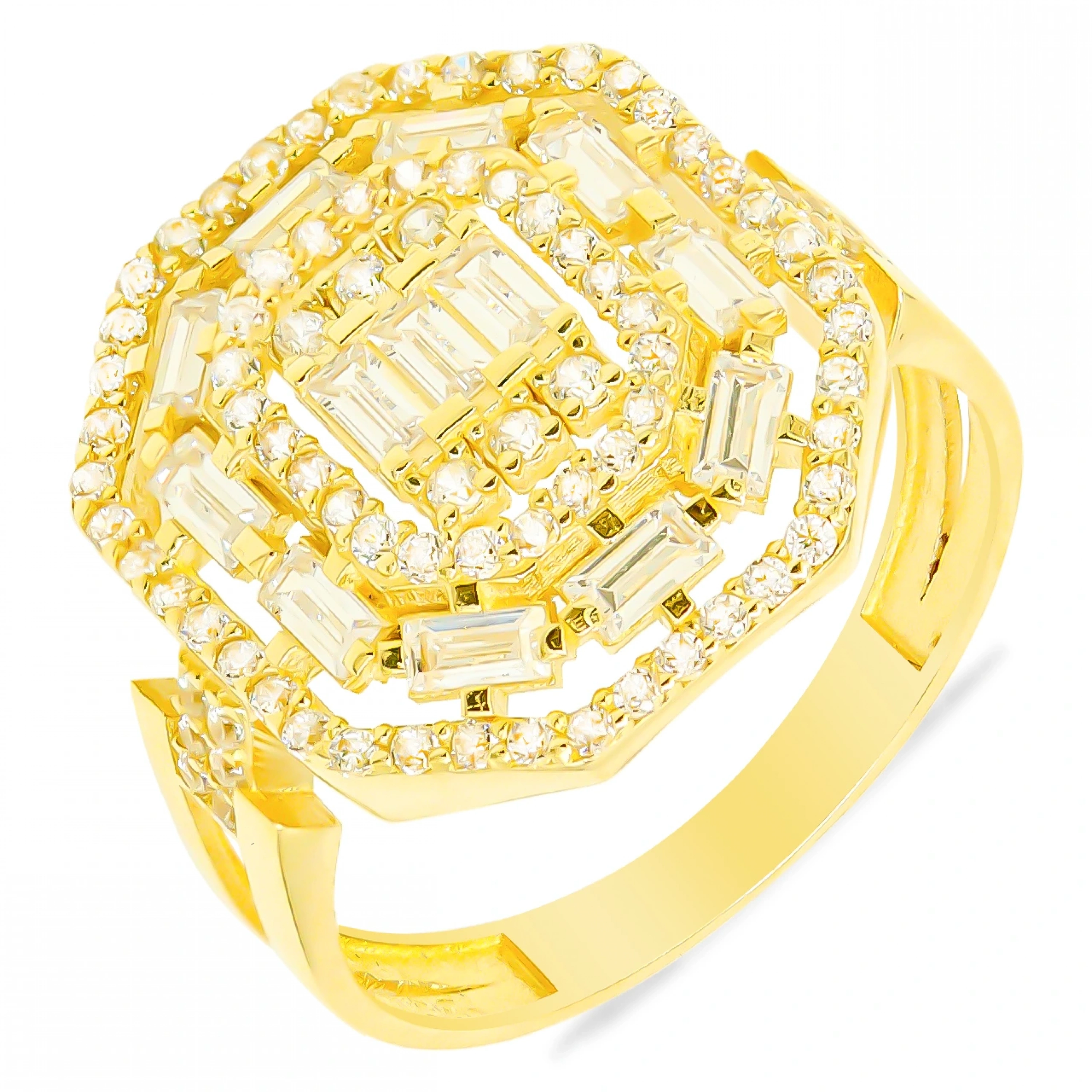 Baget Tasarım 14 Ayar Altın Yüzük