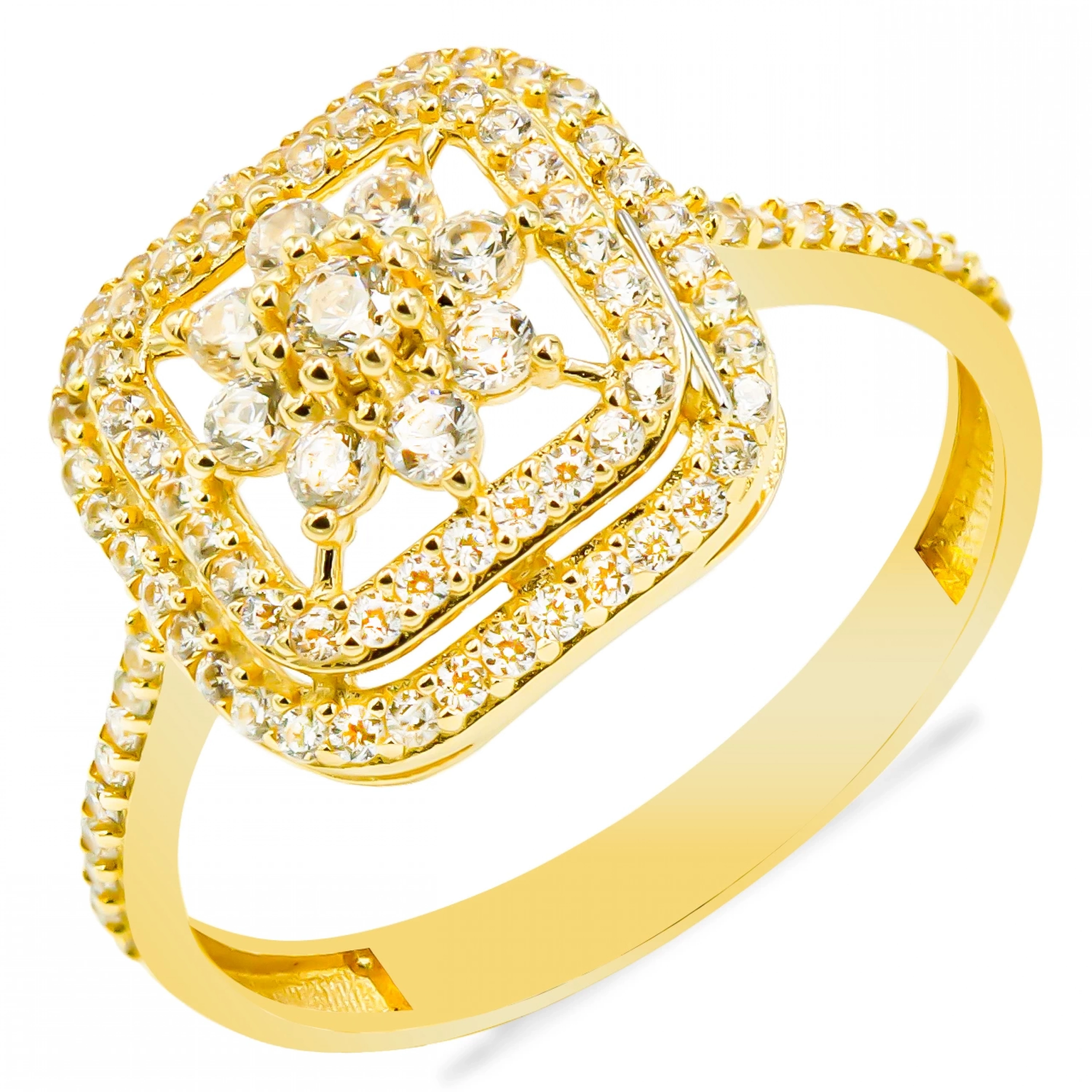 Baget Tasarımlı 14 Ayar Altın Yüzük