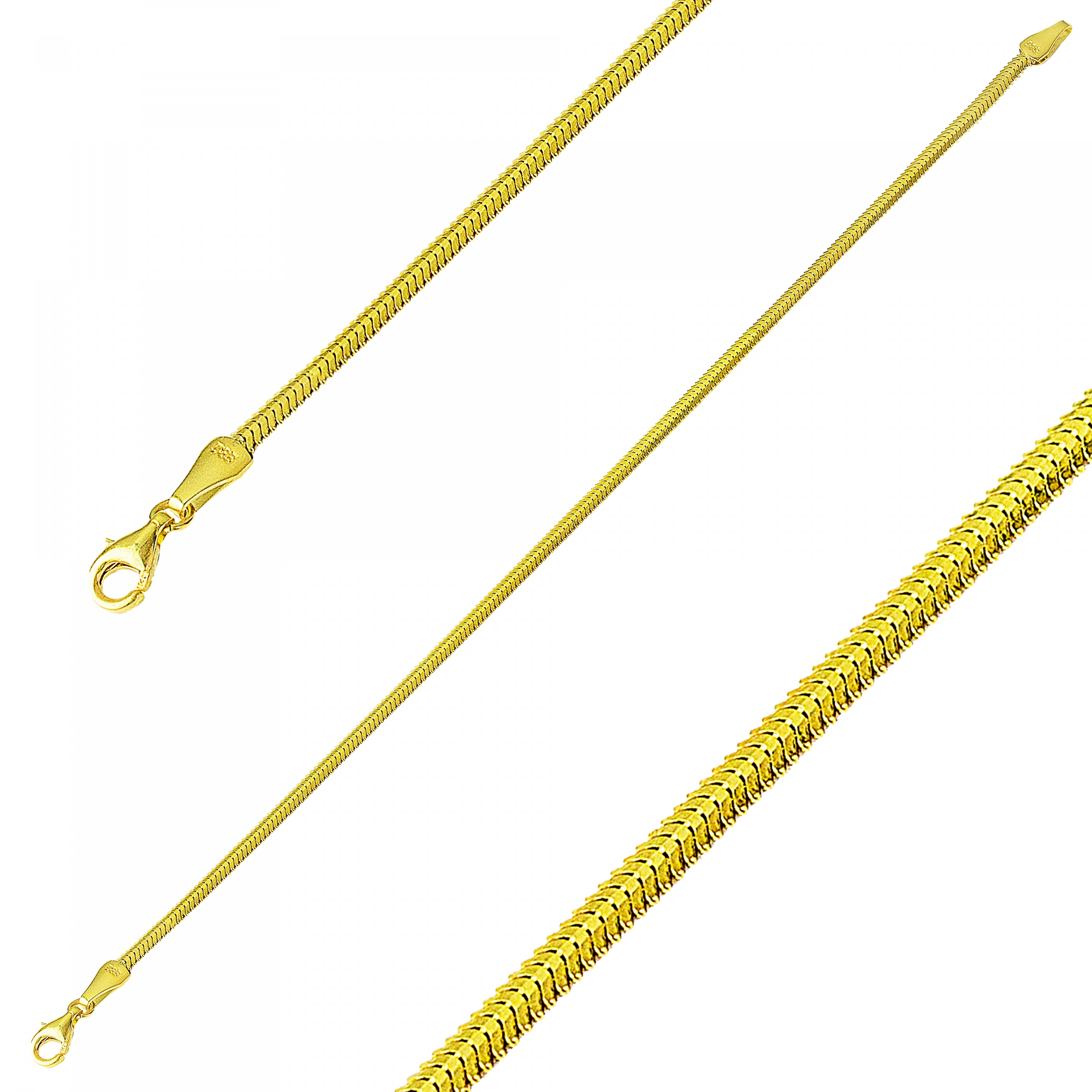 Balık Sırtı 14 Ayar Bileklik