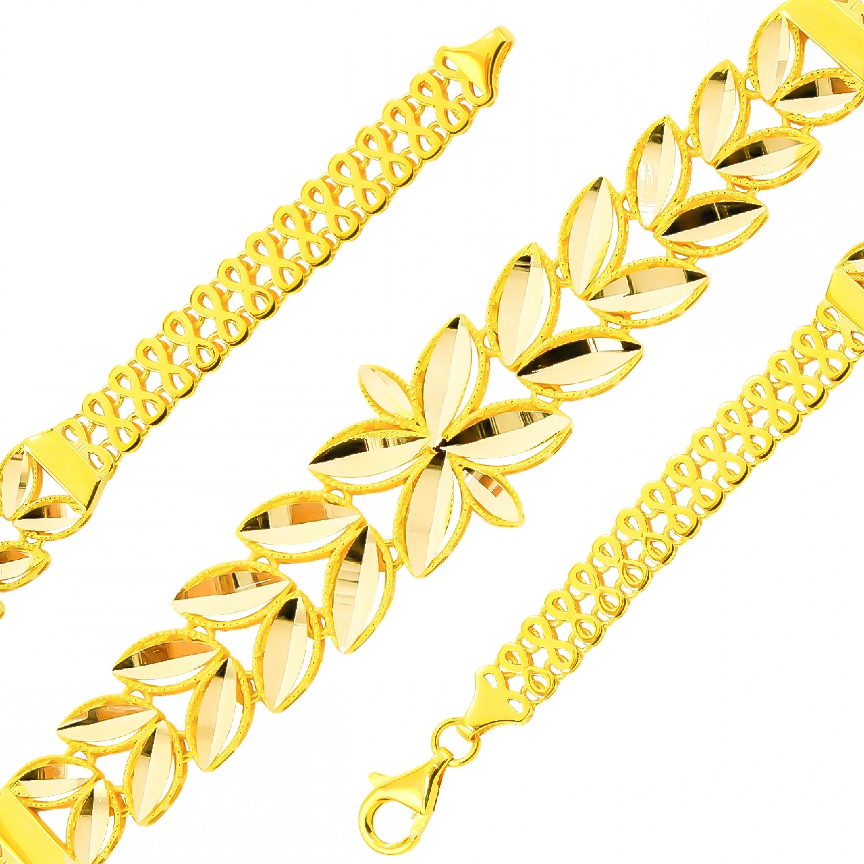 Başak 14 Ayar Altın Bileklik