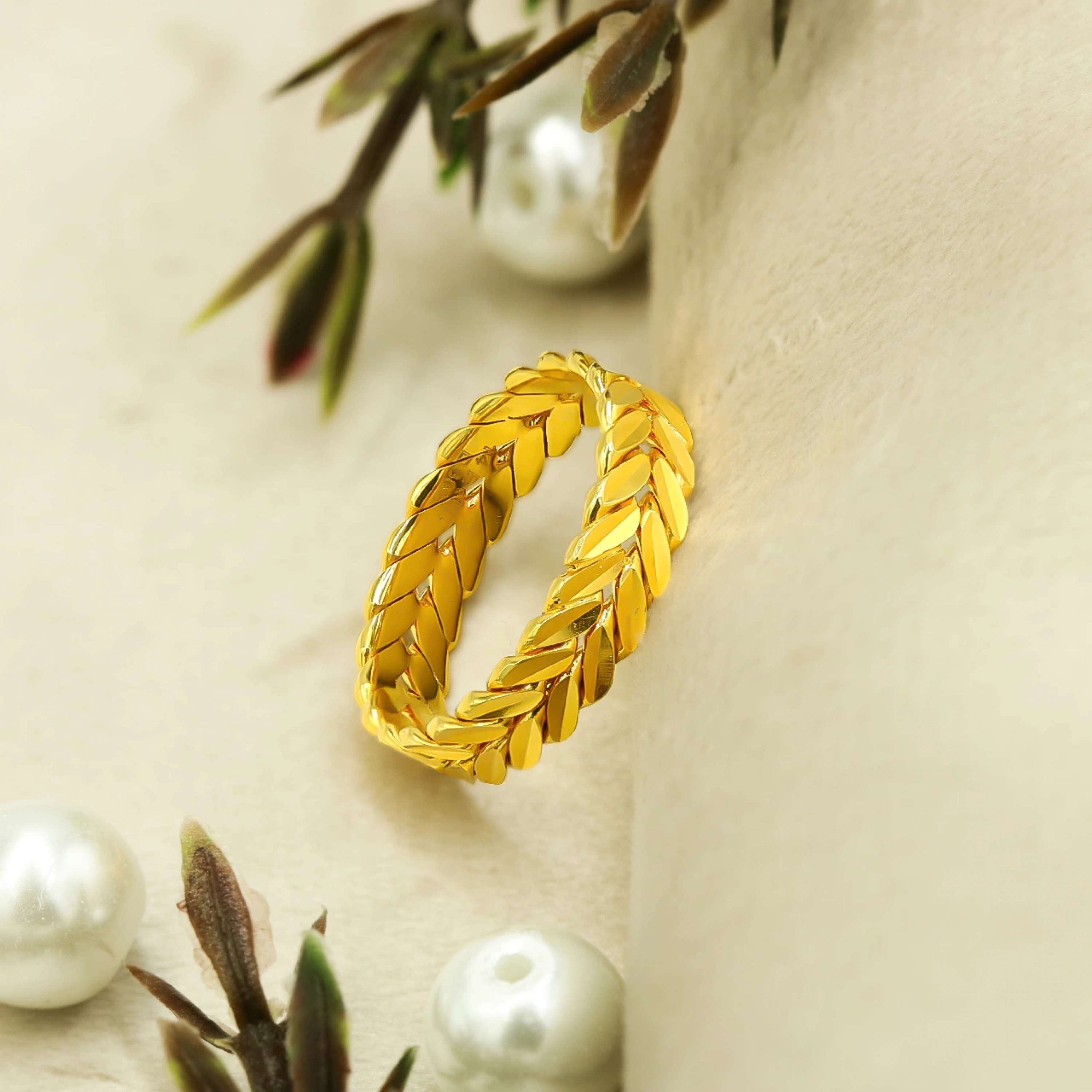 Başak Model 14 Ayar Altın Yüzük